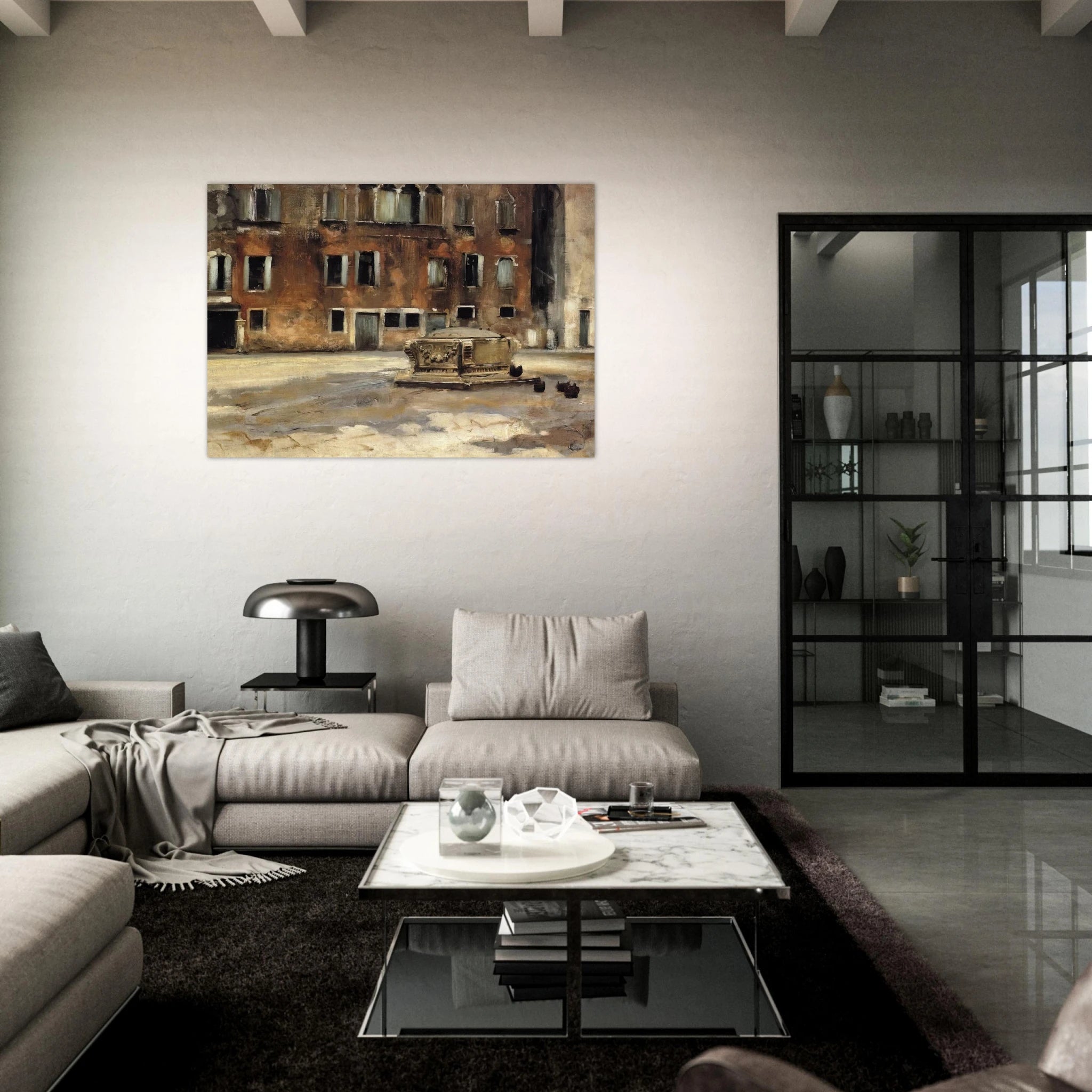 Campo San Agnese, Venise - John Singer Sargent Art Print - A0 (84.1 x 118.9  cm) / 33.1 × 46.8 inches | John Singer Sargent Poster | John Singer Sargent Prints