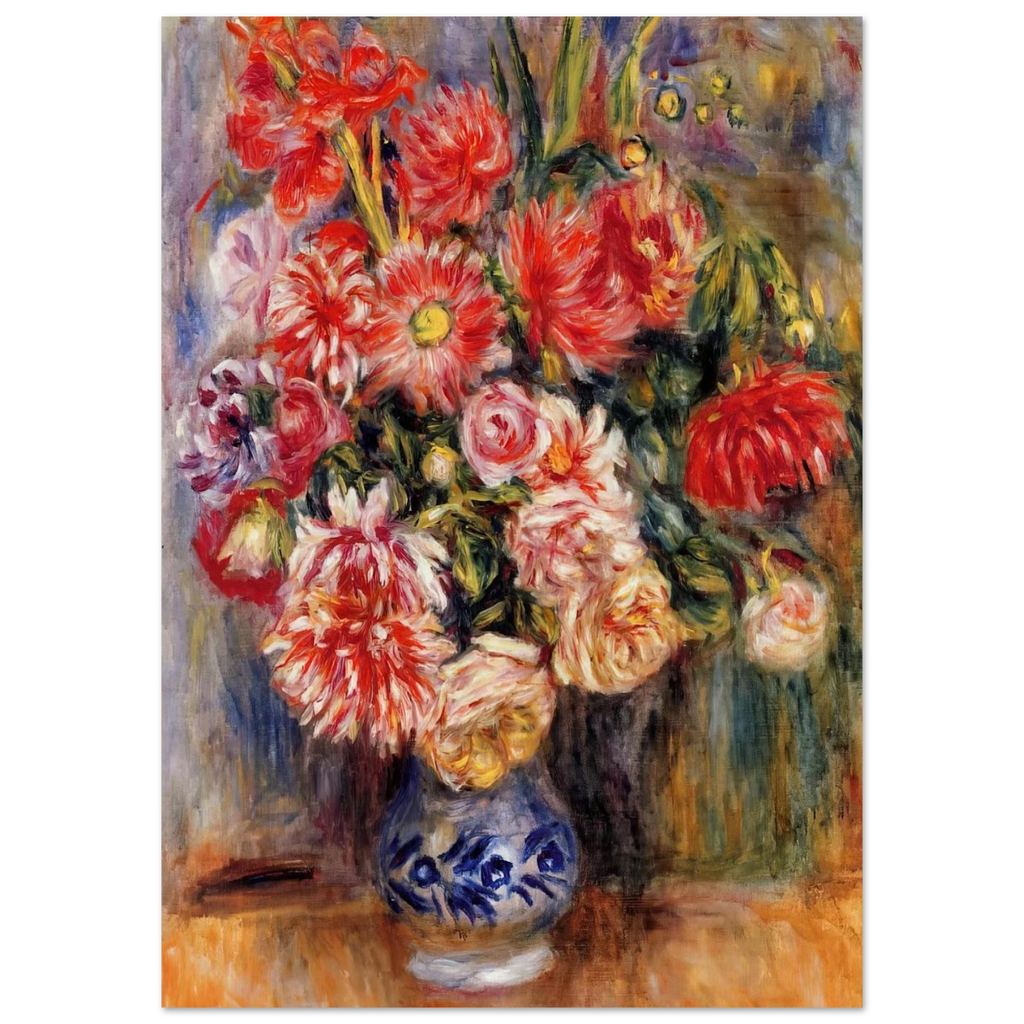 Bouquet - Pierre-Auguste Renoir Art Print - A0 (84.1 x 118.9  cm) / 33.1 × 46.8 inches | Pierre-Auguste Renoir Poster | Pierre-Auguste Renoir Prints