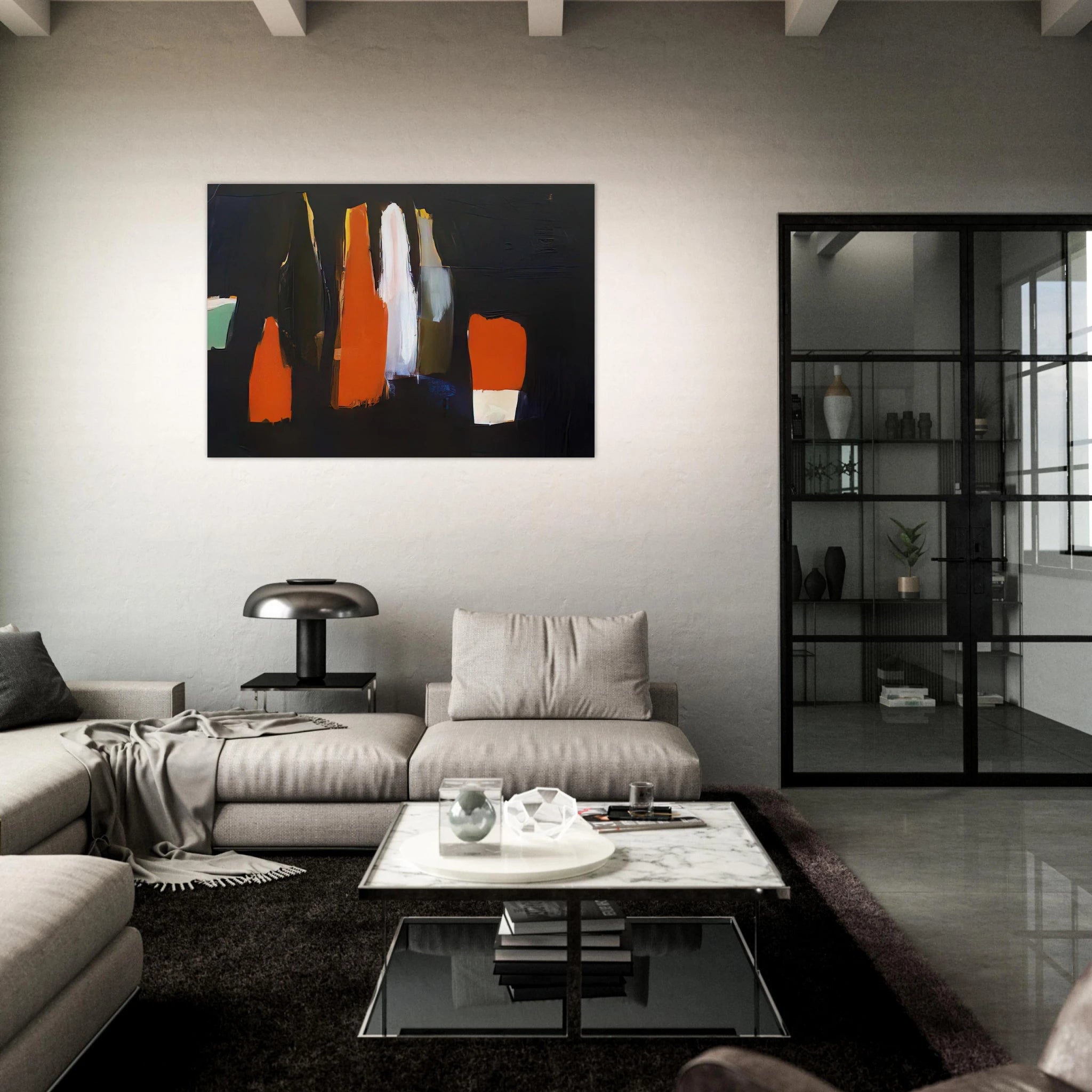 Bouteilles - Art Informel - Nicolas de Stael Art Print - A0 (84.1 x 118.9  cm) / 33.1 × 46.8 inches | Nicolas de Stael Poster | Nicolas de Stael Prints