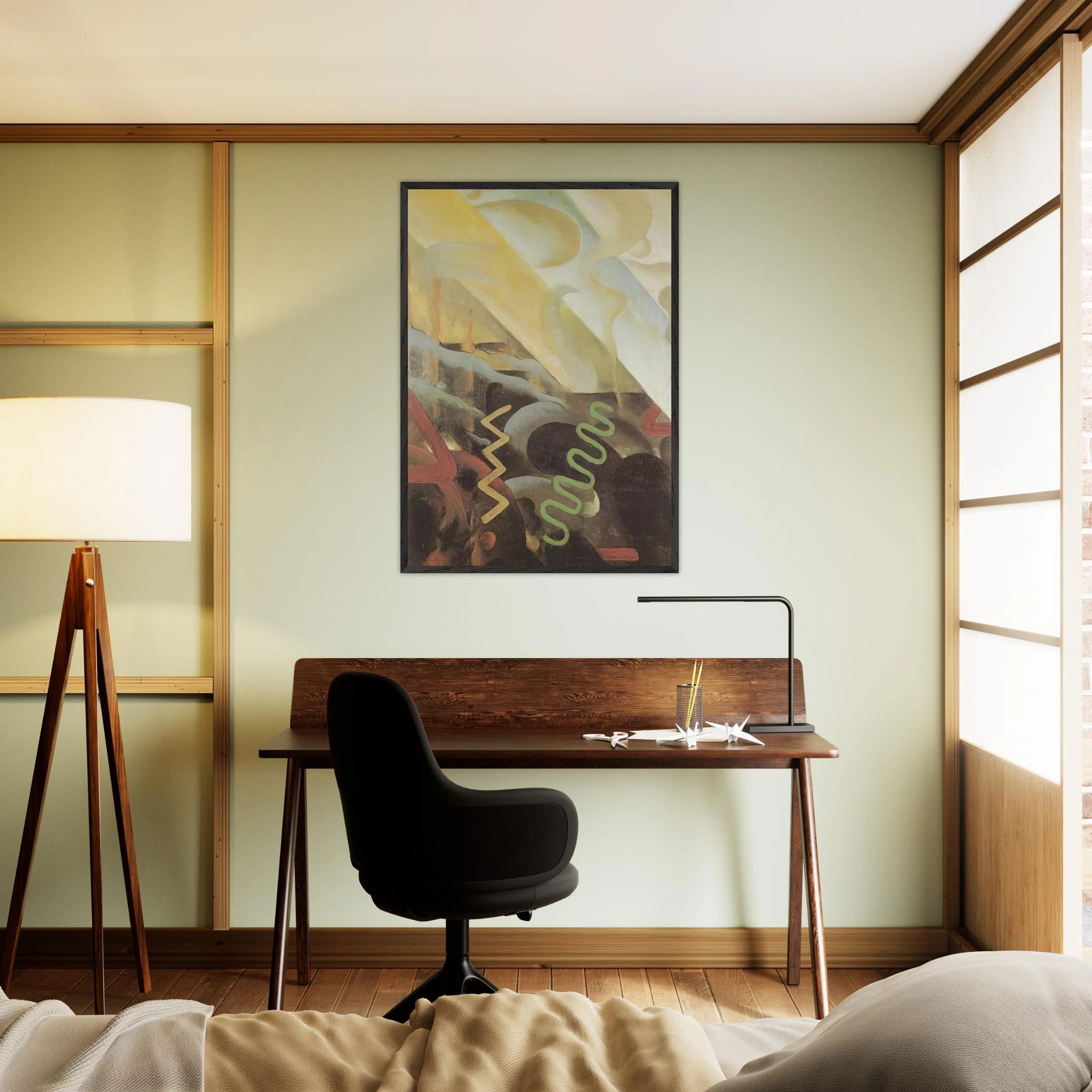 Astrazione - 1921 - Julius Evola Framed Art Print - 70x100 cm / 28x40 inches | Julius Evola Framed Poster | Julius Evola Framed prints