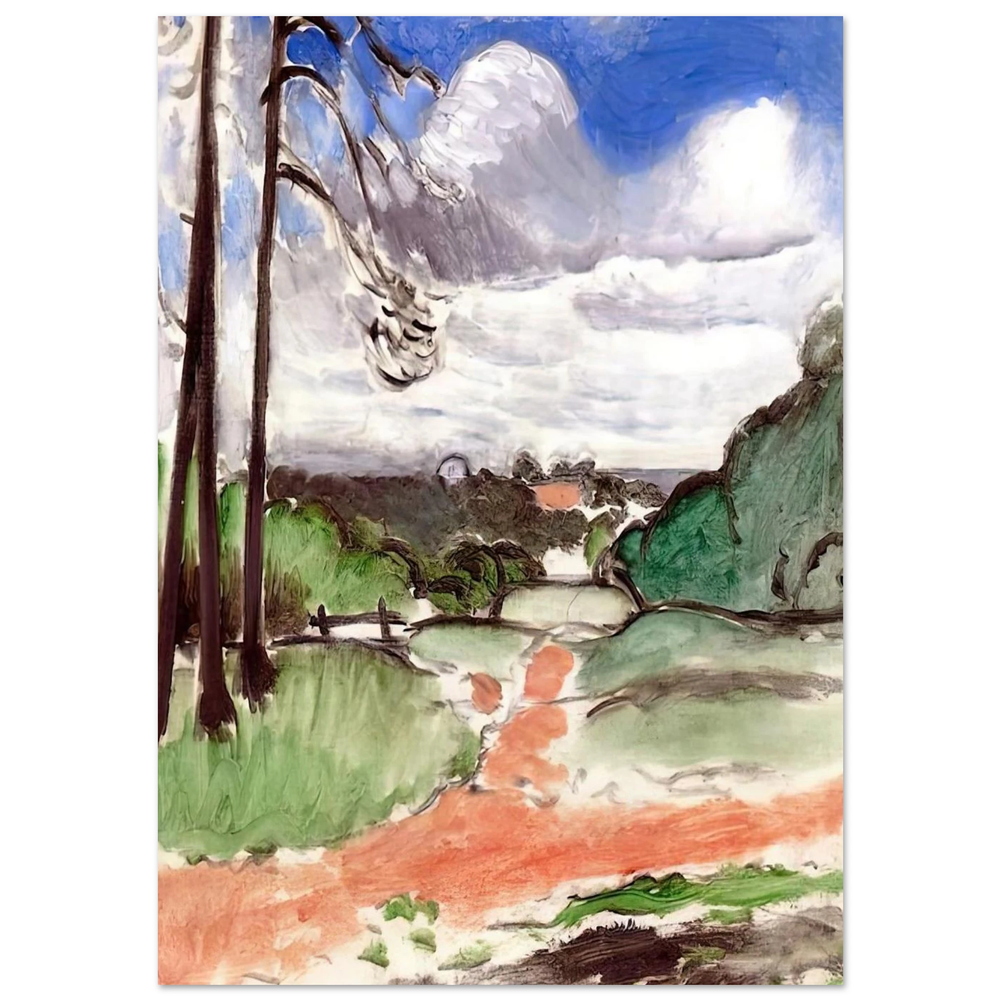 CHALAIS MEUDON 1917 - Henri Matisse Art Print - A0 (84.1 x 118.9  cm) / 33.1 × 46.8 inches | Henri Matisse Poster | Henri Matisse Prints