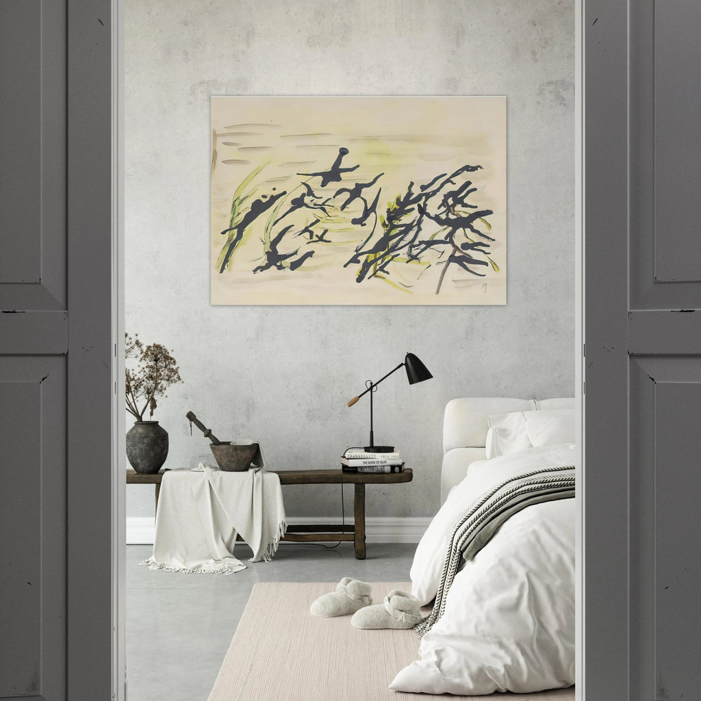 Composition - Surrealism, Tachisme - Henri Michaux Art Print - A0 (84.1 x 118.9  cm) / 33.1 × 46.8 inches | Henri Michaux Poster | Henri Michaux Prints