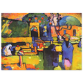 ARABS I CEMETERY 1909 - Wassily Kandinsky Art Print - A0 (84.1 x 118.9  cm) / 33.1 × 46.8 inches | Wassily Kandinsky Poster | Wassily Kandinsky Prints