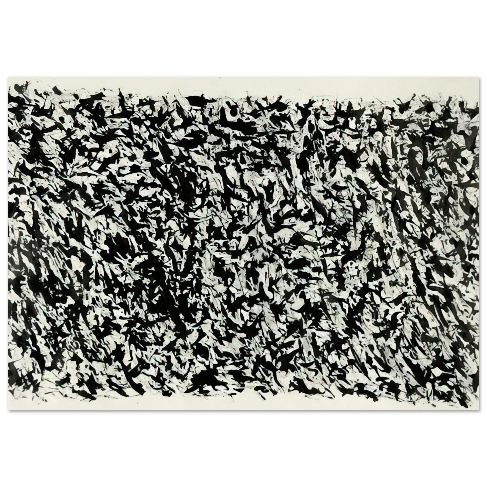 Composition - Tachisme - Henri Michaux Art Print - A0 (84.1 x 118.9  cm) / 33.1 × 46.8 inches | Henri Michaux Poster | Henri Michaux Prints