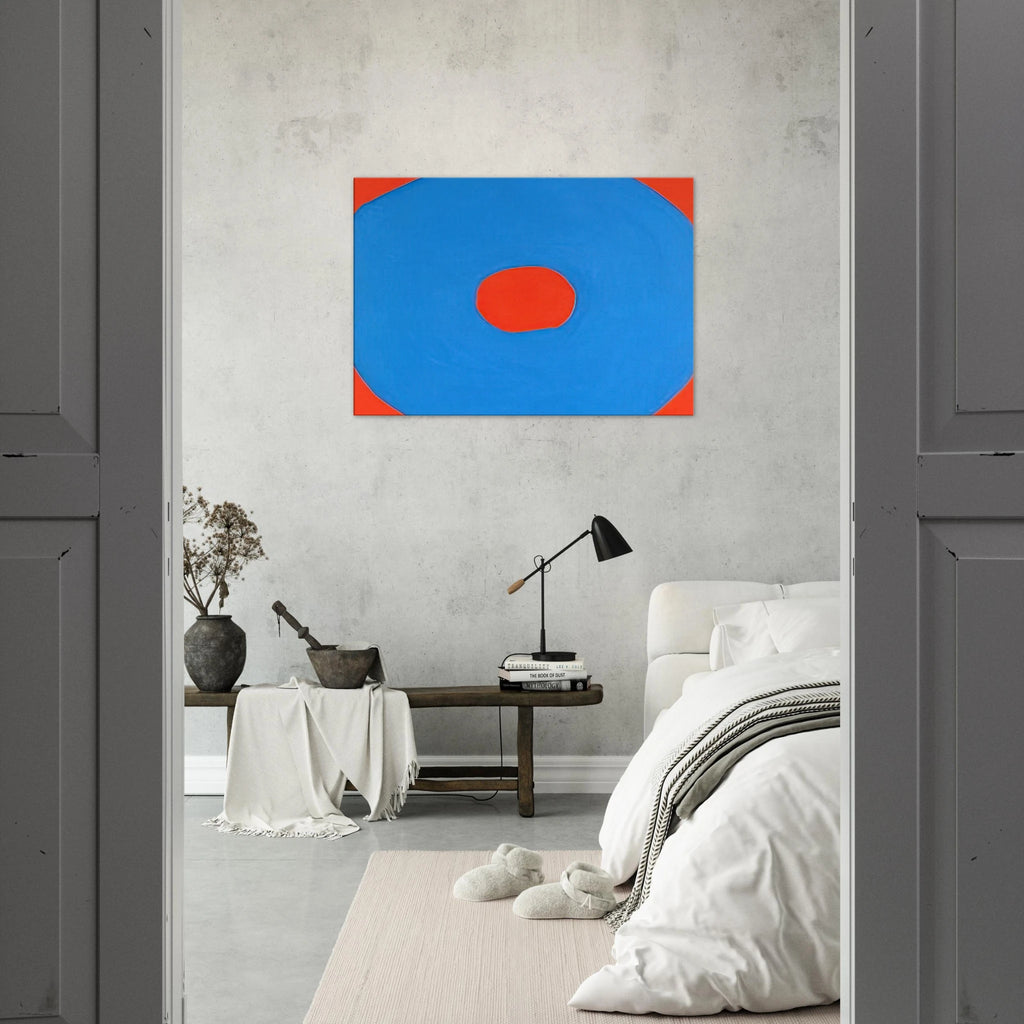 Circle - 1971 - Jiro Yoshihara Canvas - 70x100 cm / 28x40 inches | Jiro Yoshihara Wrapped Canvas | Jiro Yoshihara Wall Art