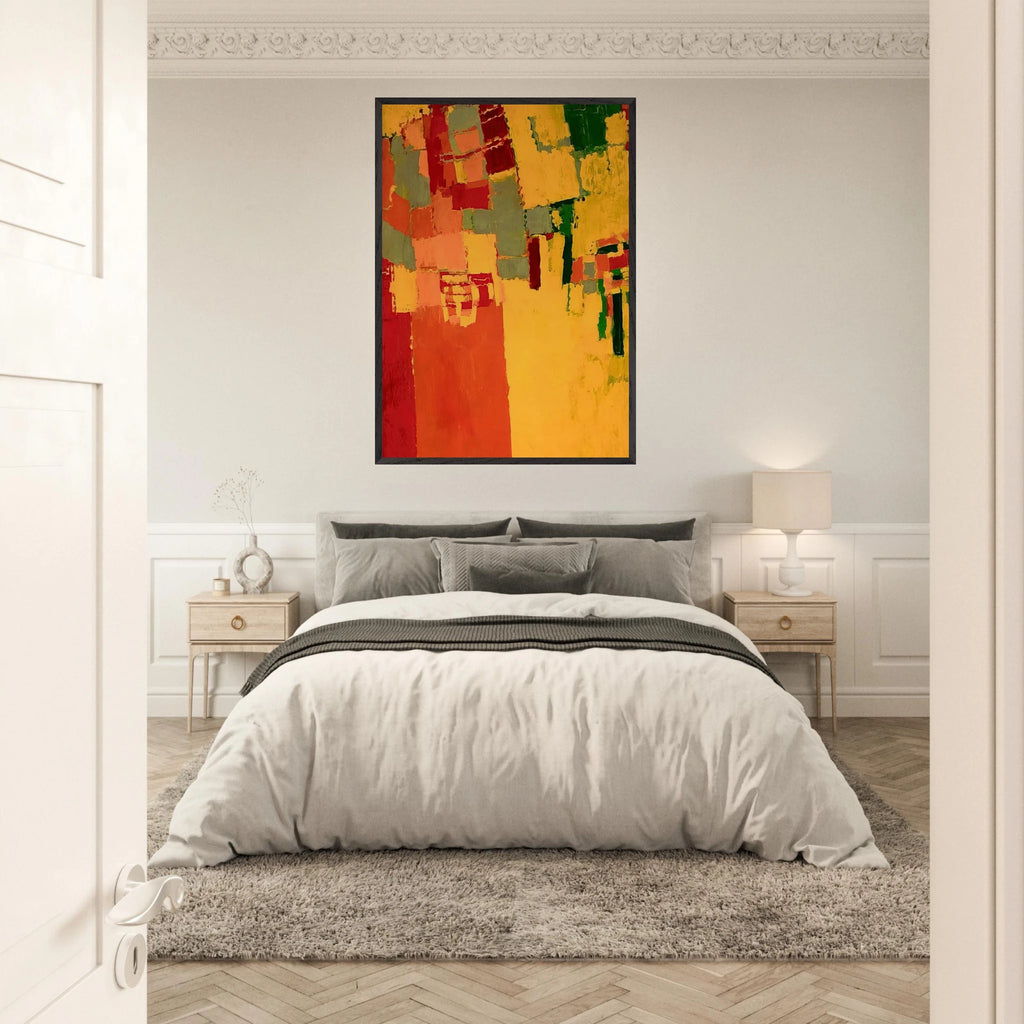 27 October 1949 - 1949 - Frank Lobdell Framed Art Print - 70x100 cm / 28x40 inches | Frank Lobdell Framed Poster | Frank Lobdell Framed prints