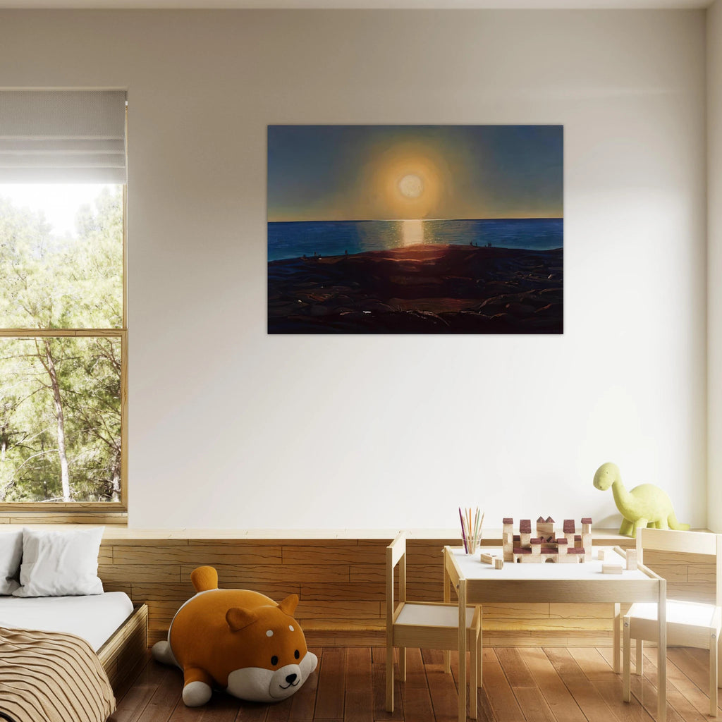 Calm and Free Maine Coast - Rockwell Kent Art Print - A0 (84.1 x 118.9  cm) / 33.1 × 46.8 inches | Rockwell Kent Poster | Rockwell Kent Prints