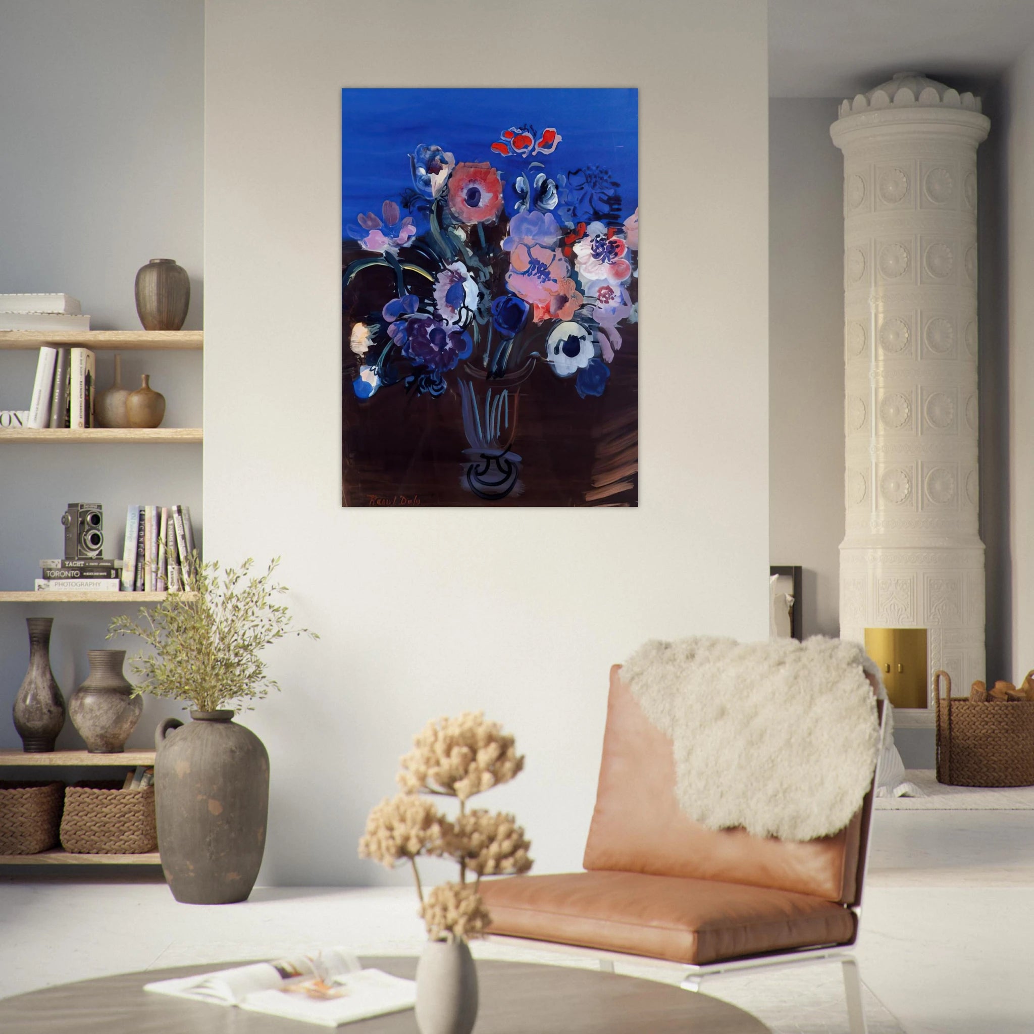 ANEMONES - Raoul Dufy Art Print - A0 (84.1 x 118.9  cm) / 33.1 × 46.8 inches | Raoul Dufy Poster | Raoul Dufy Prints