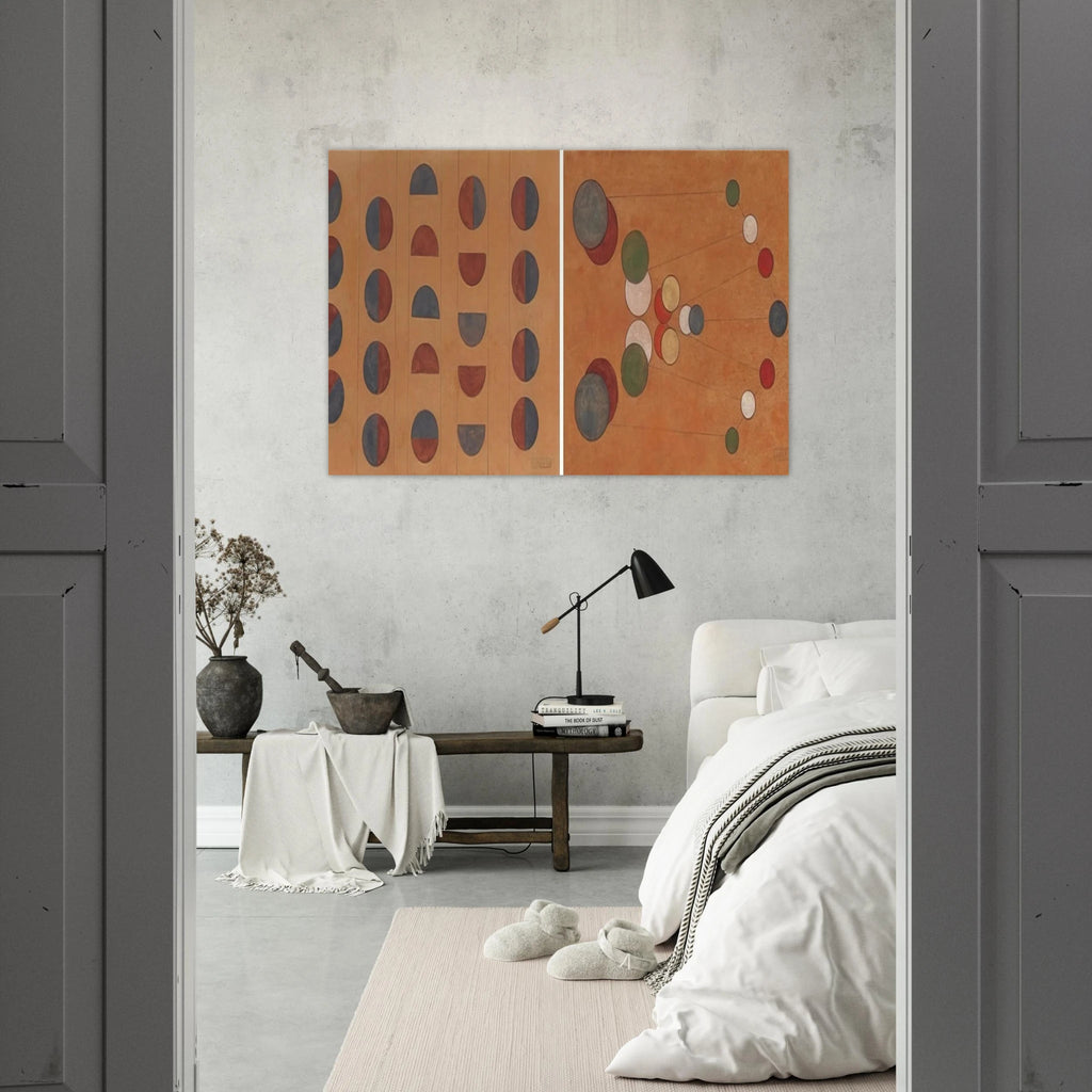 Diptych - 1956 1 - Lolo Soldevilla Art Print - A0 (84.1 x 118.9  cm) / 33.1 × 46.8 inches | Lolo Soldevilla Poster | Lolo Soldevilla Prints