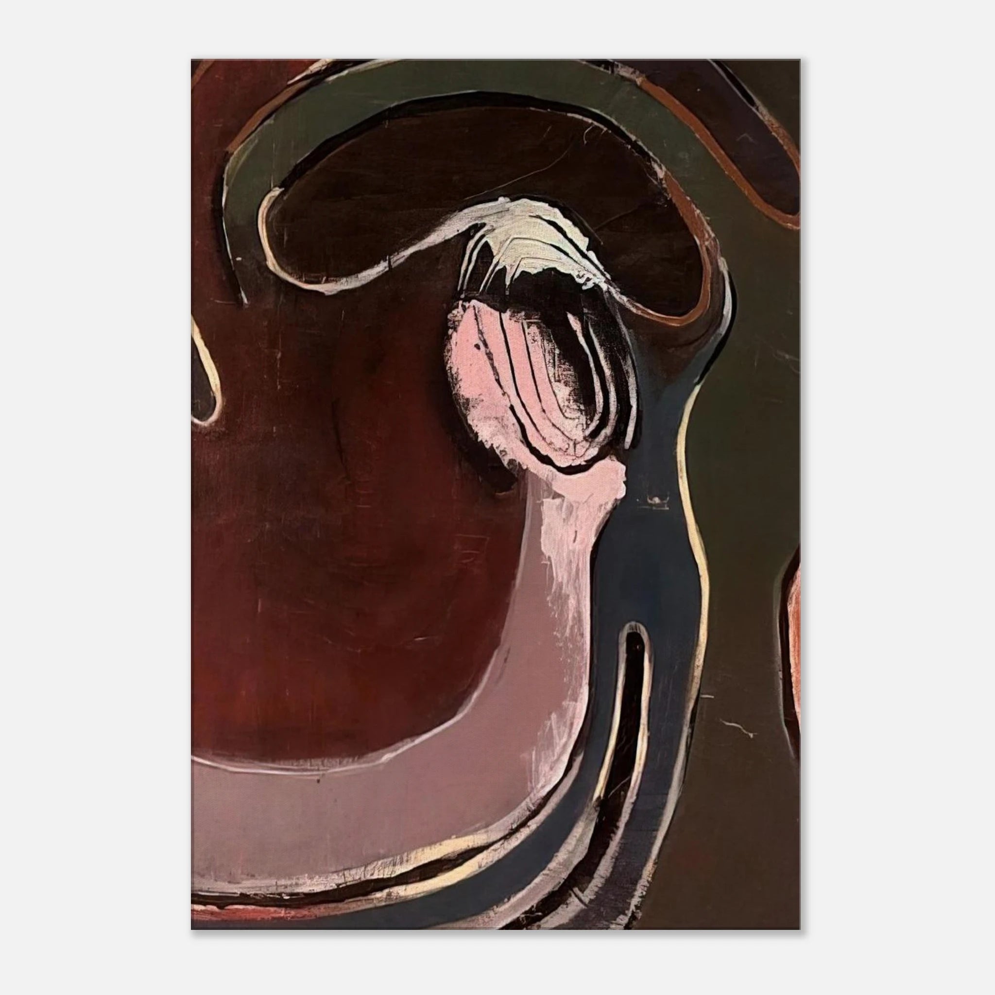 1 August 1948 - 1948 - Frank Lobdell Canvas - 70x100 cm / 28x40 inches | Frank Lobdell Wrapped Canvas | Frank Lobdell Wall Art