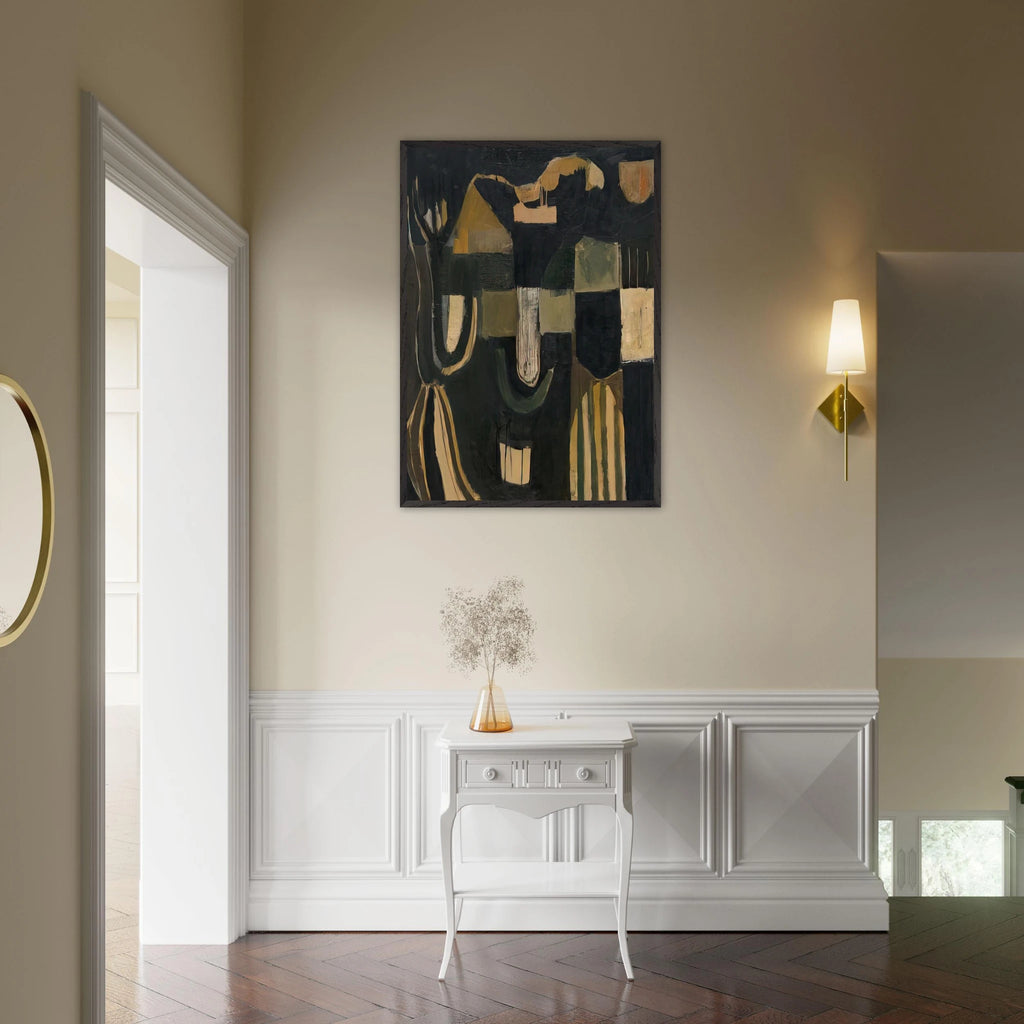 17 February 1948 - 1948 - Frank Lobdell Framed Art Print - 70x100 cm / 28x40 inches | Frank Lobdell Framed Poster | Frank Lobdell Framed prints