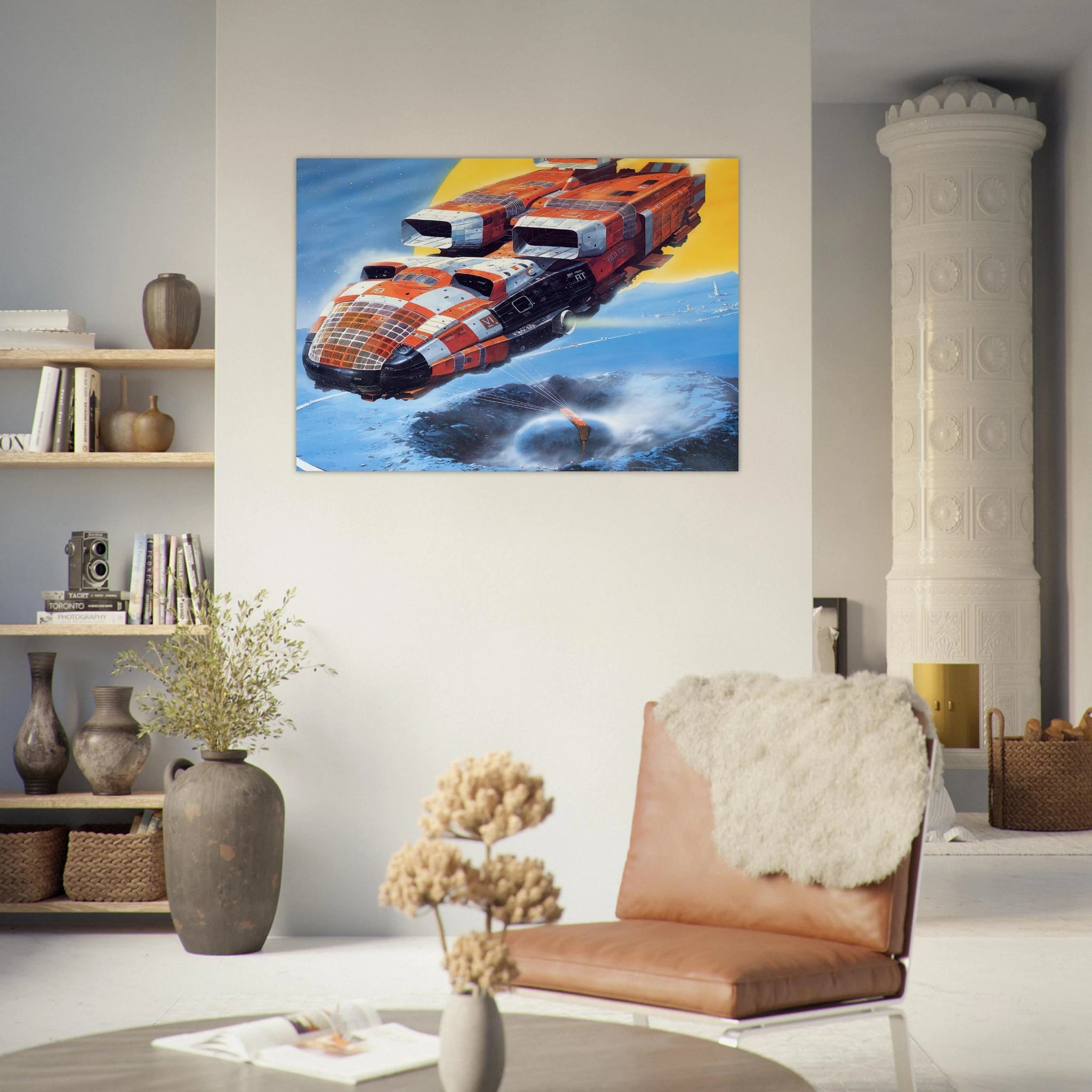 Chris Foss - Chris Foss Art Print - A0 (84.1 x 118.9  cm) / 33.1 × 46.8 inches | Chris Foss Poster | Chris Foss Prints