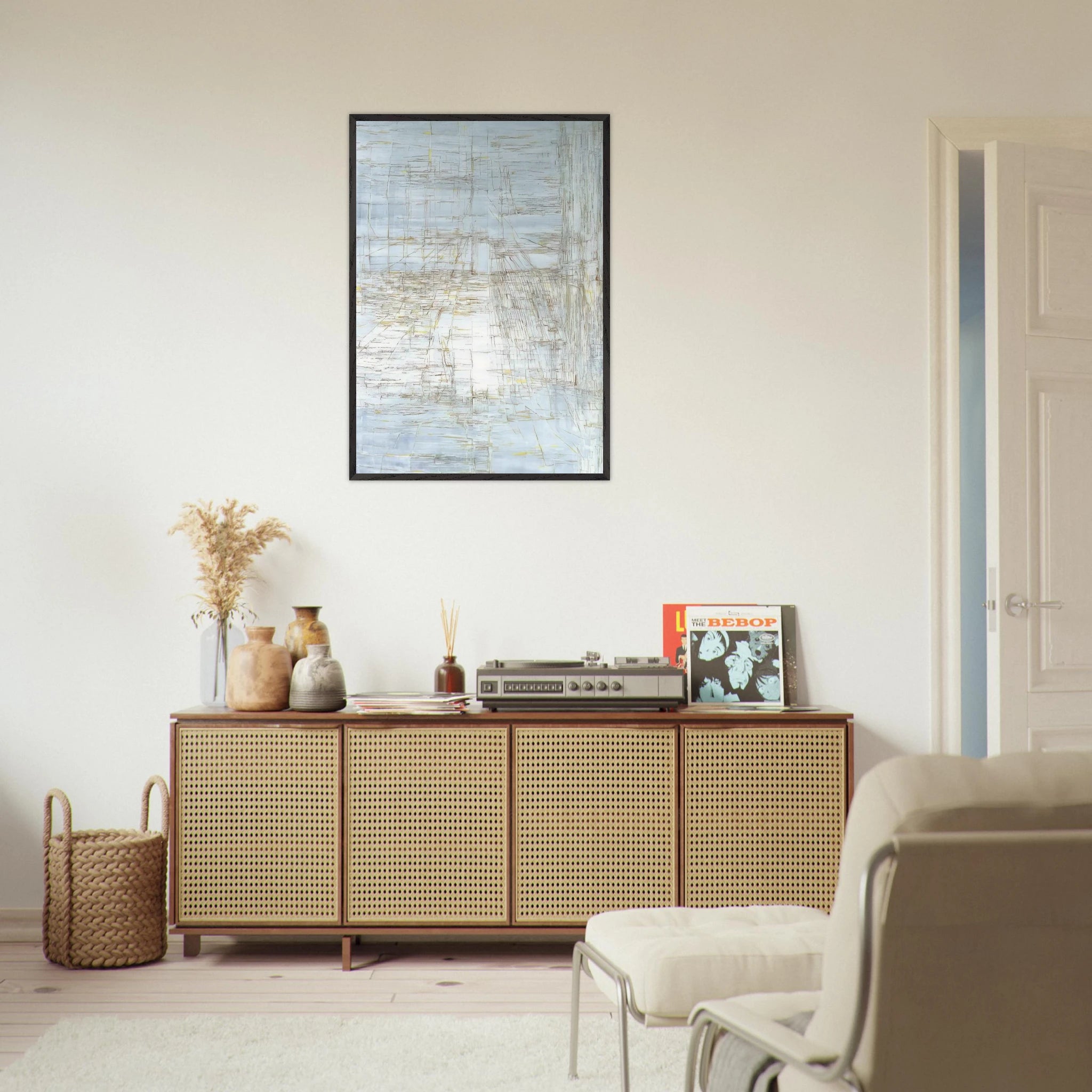 Ariadne - 1988 - Maria Helena Vieira da Silva Framed Art Print - 70x100 cm / 28x40 inches | Maria Helena Vieira da Silva Framed Poster | Maria Helena Vieira da Silva Framed prints