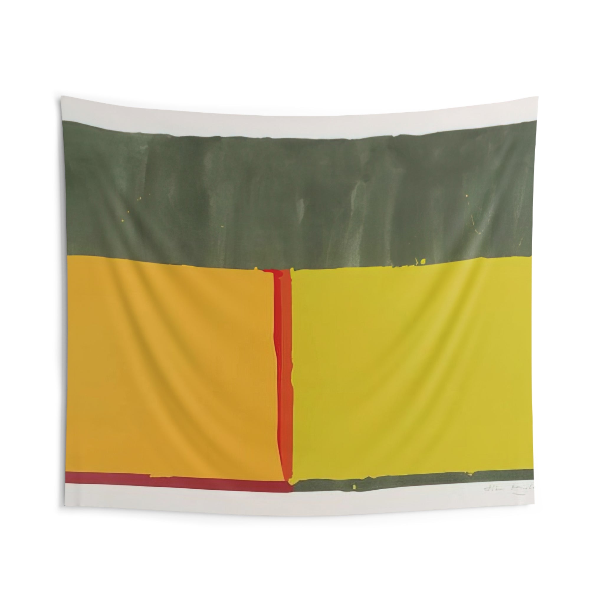 Yellows - 1969 By John Hoyland Tapestry | John Hoyland Large Tapestry Art