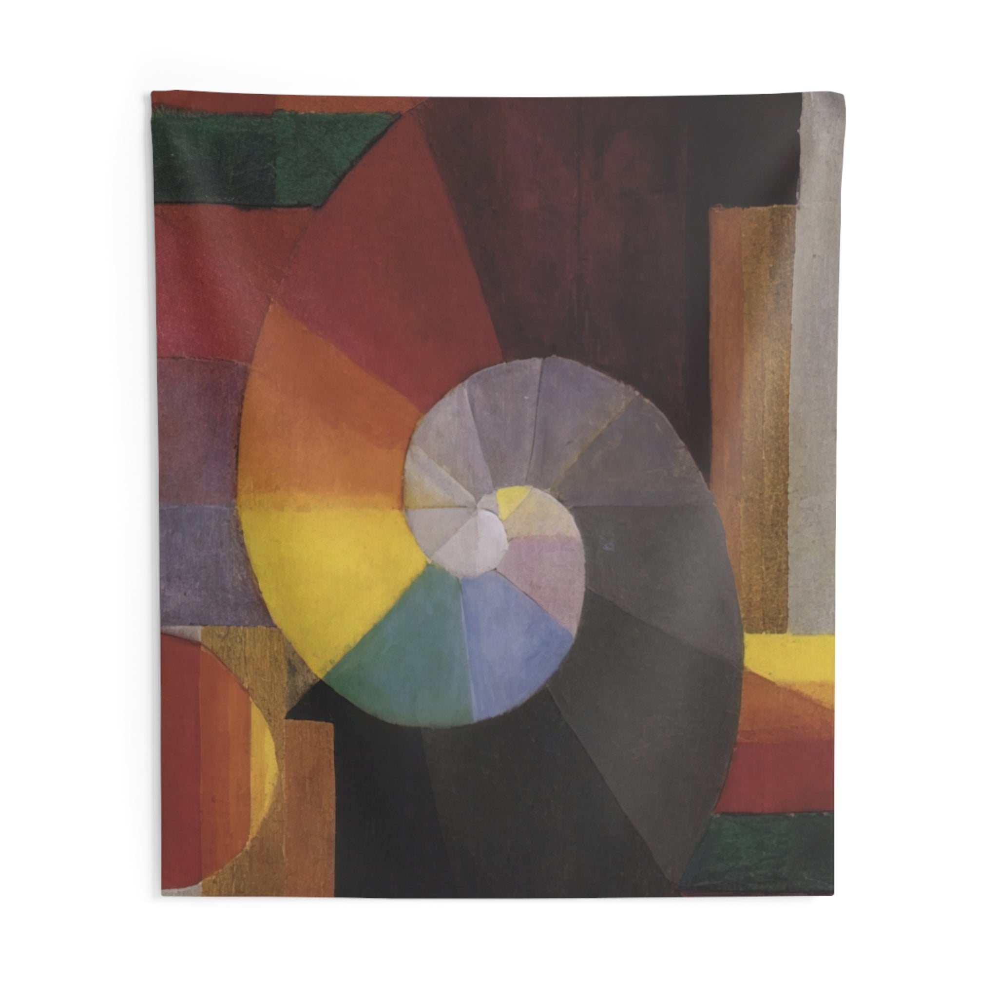 The Meeting By Johannes Itten Tapestry | Johannes Itten Large Tapestry Art