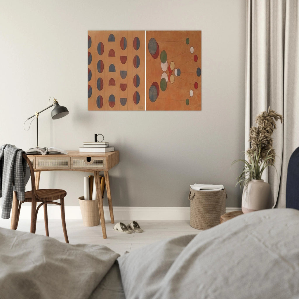 Diptych - 1956 1 - Lolo Soldevilla Art Print - A0 (84.1 x 118.9  cm) / 33.1 × 46.8 inches | Lolo Soldevilla Poster | Lolo Soldevilla Prints