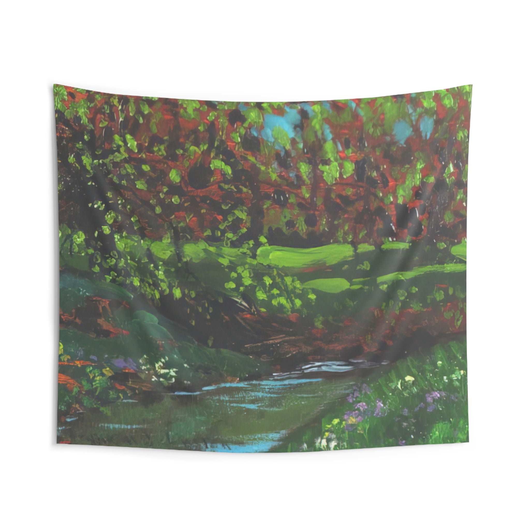 Green Pool - Post-Impressionism By Frank Johnston Tapestry | Frank Johnston Large Tapestry Art