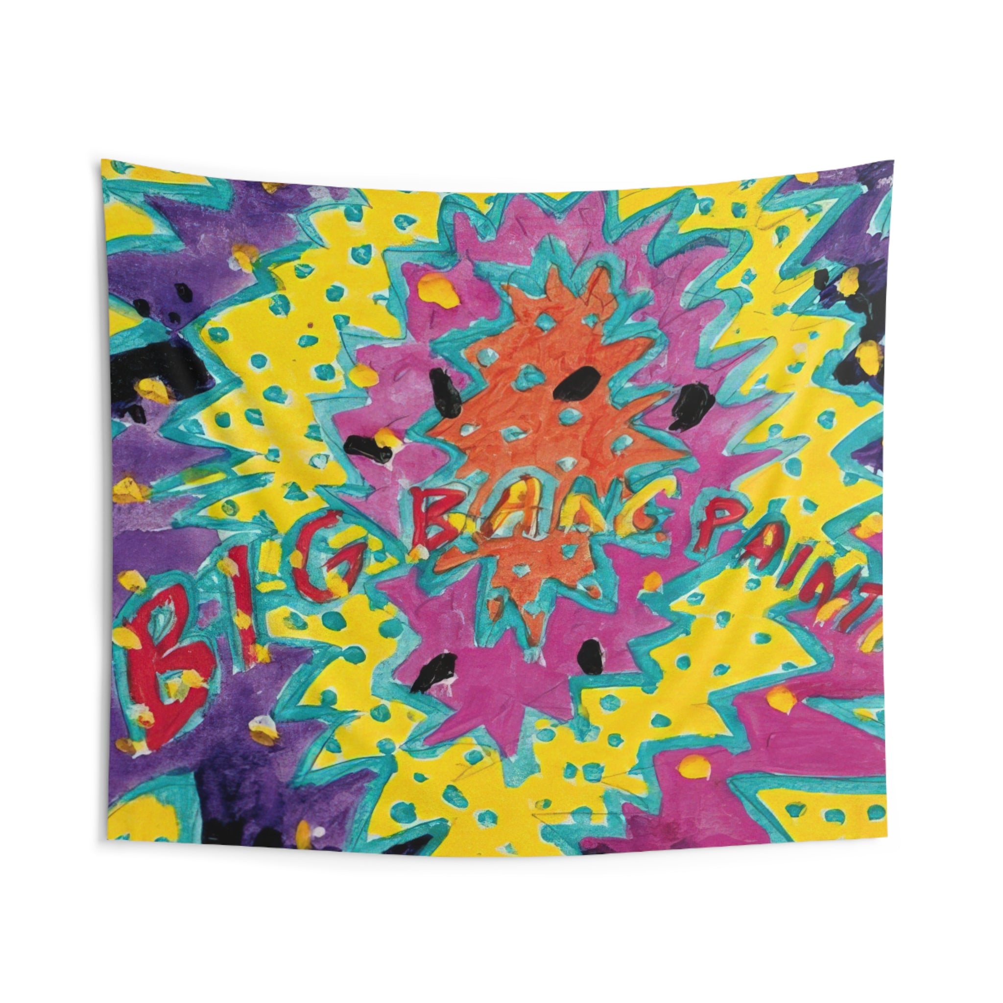 Big Bang Painting - 1988 By Paul Thek Tapestry | Paul Thek Large Tapestry Art