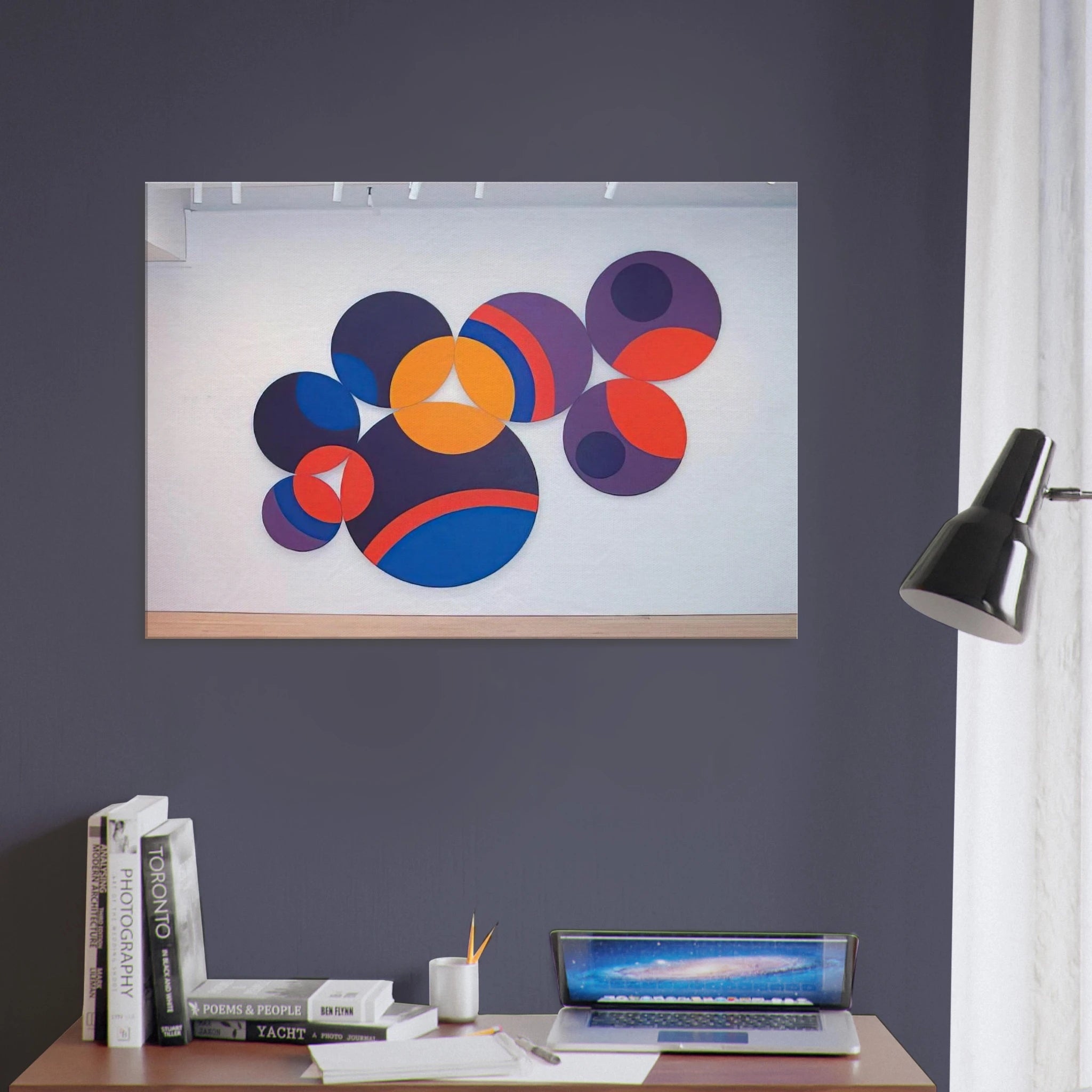 Constellation Twelve Circles - 1969 - Leon Polk Smith Canvas - 70x100 cm / 28x40 inches | Leon Polk Smith Wrapped Canvas | Leon Polk Smith Wall Art