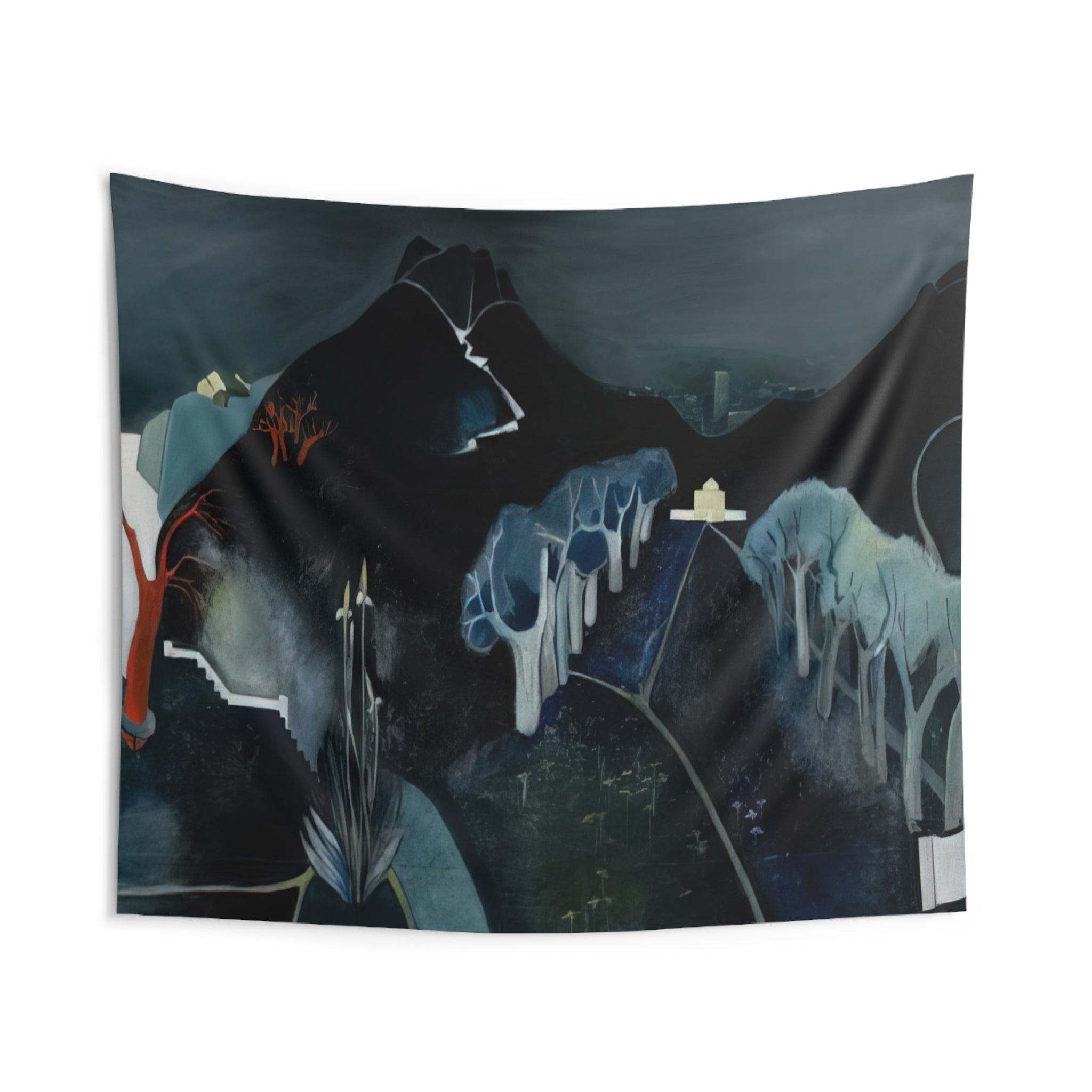 Mysterious Landscape - 1930 By Tove Jansson Tapestry | Tove Jansson Large Tapestry Art