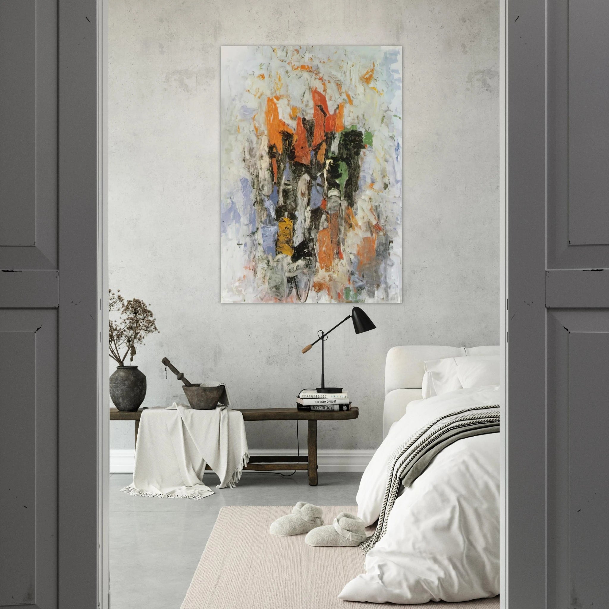 CLOCK - Philip Guston Art Print - A0 (84.1 x 118.9  cm) / 33.1 × 46.8 inches | Philip Guston Poster | Philip Guston Prints