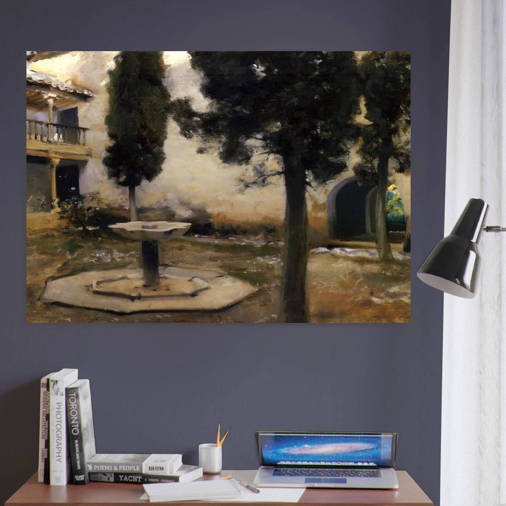 Alhambra, Patio de la Reja - John Singer Sargent Art Print - A0 (84.1 x 118.9  cm) / 33.1 × 46.8 inches | John Singer Sargent Poster | John Singer Sargent Prints