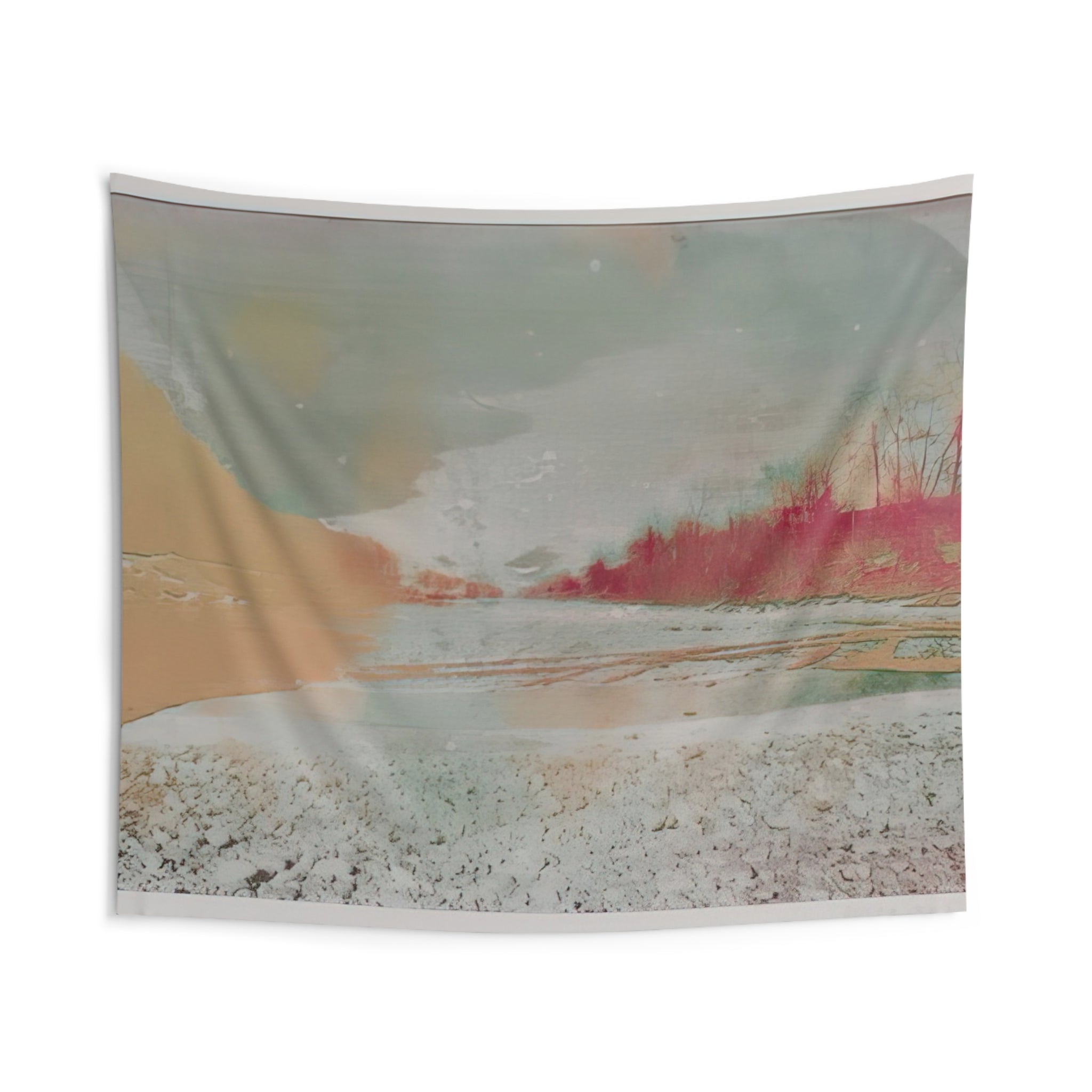 View of the Emme - 1971 By Dieter Roth Tapestry | Dieter Roth Large Tapestry Art