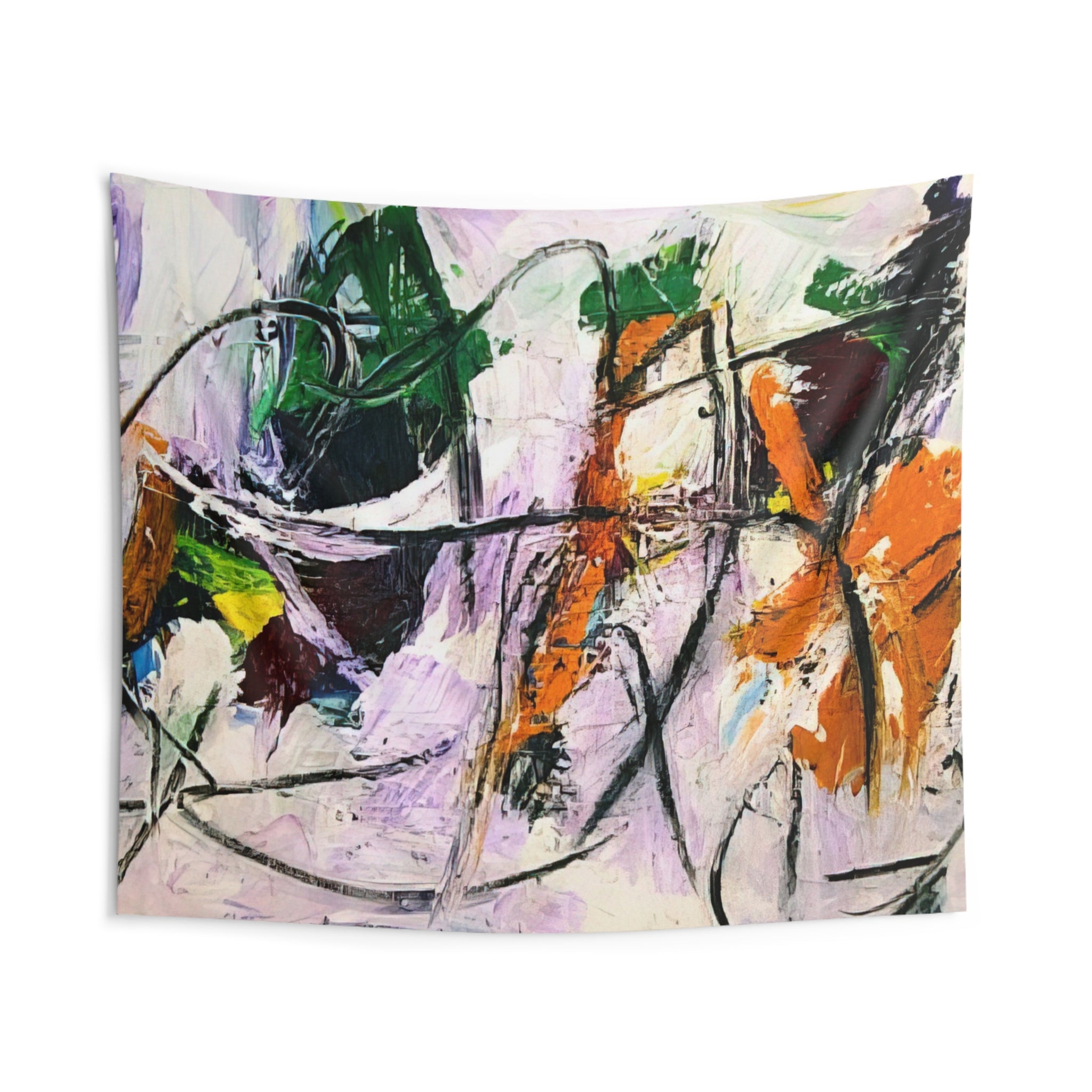 Erg Series - 1977 By Alexander Liberman Tapestry | Alexander Liberman Large Tapestry Art