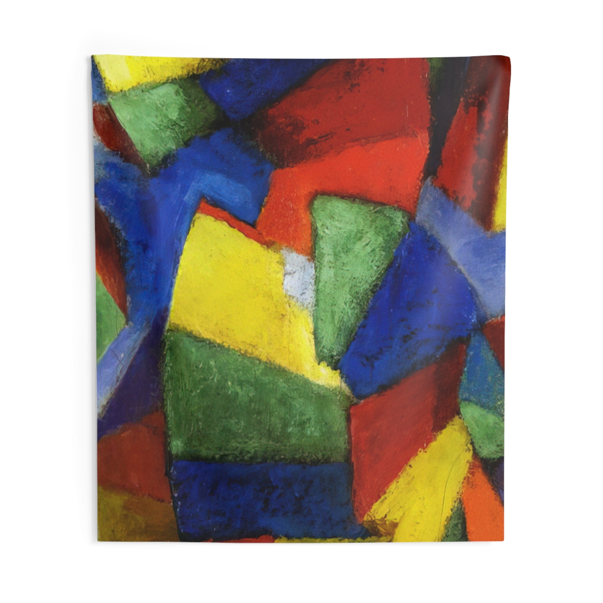 Synchromy in Blue-Violet - 1912 By Morgan Russell Tapestry | Morgan Russell Large Tapestry Art