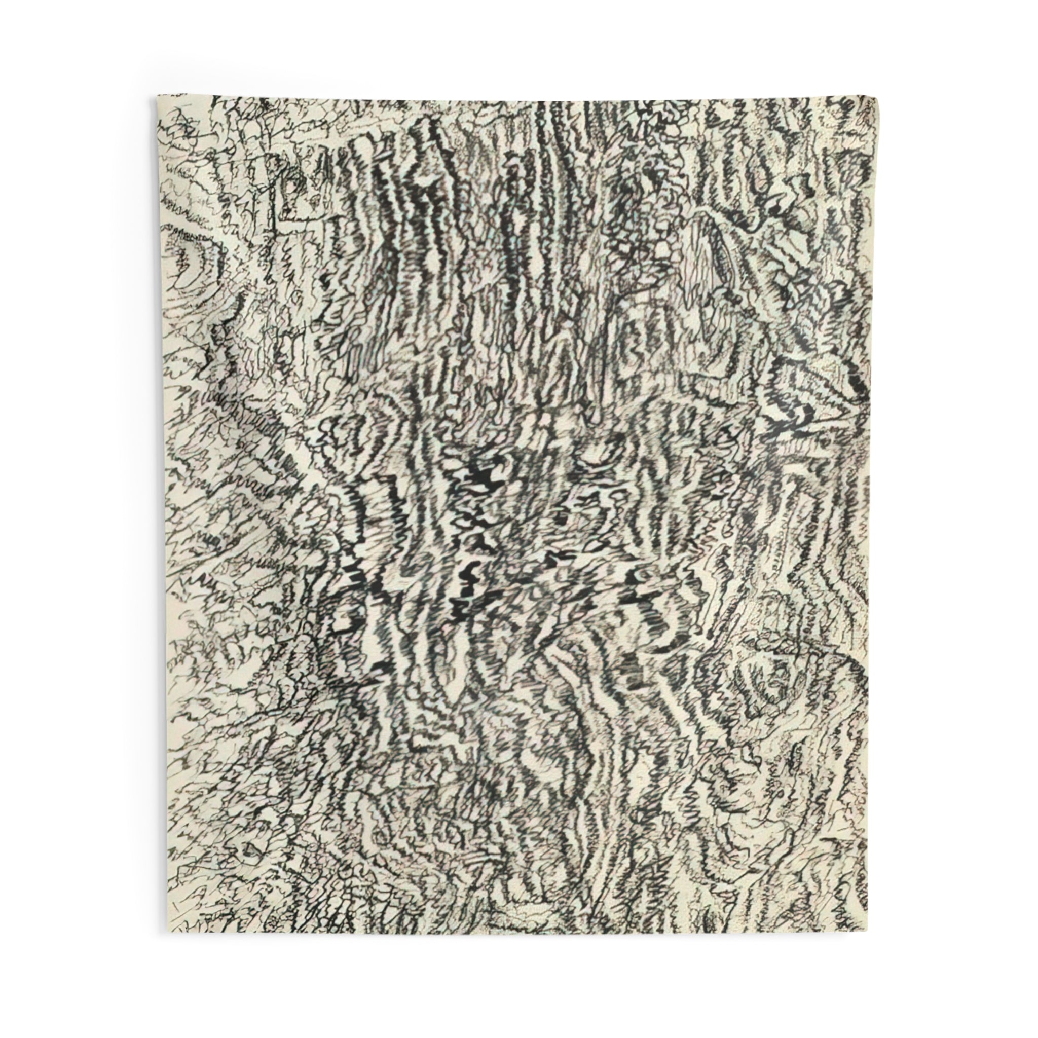 Dessin mescalinien - 1958 By Henri Michaux Tapestry | Henri Michaux Large Tapestry Art