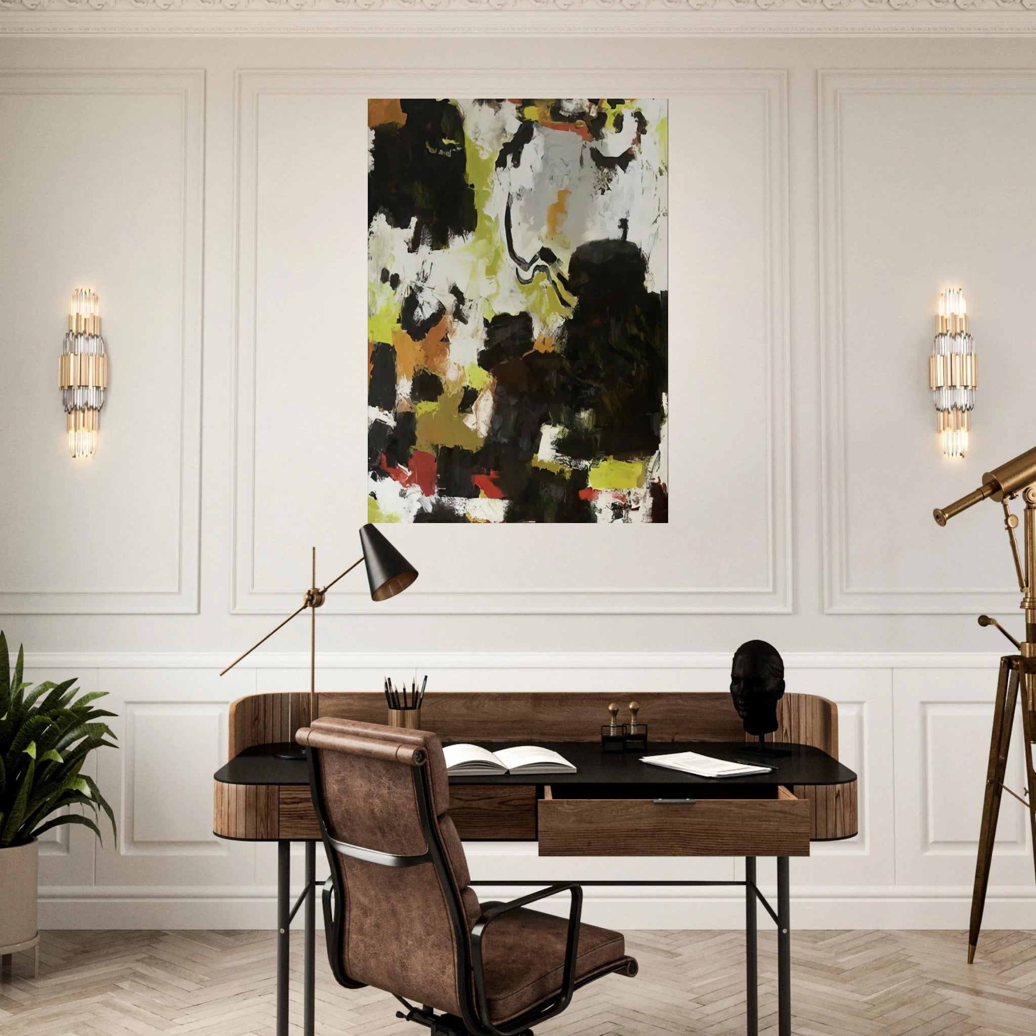 1 January 1949 - 1949 - Frank Lobdell Art Print - A0 (84.1 x 118.9  cm) / 33.1 × 46.8 inches | Frank Lobdell Poster | Frank Lobdell Prints