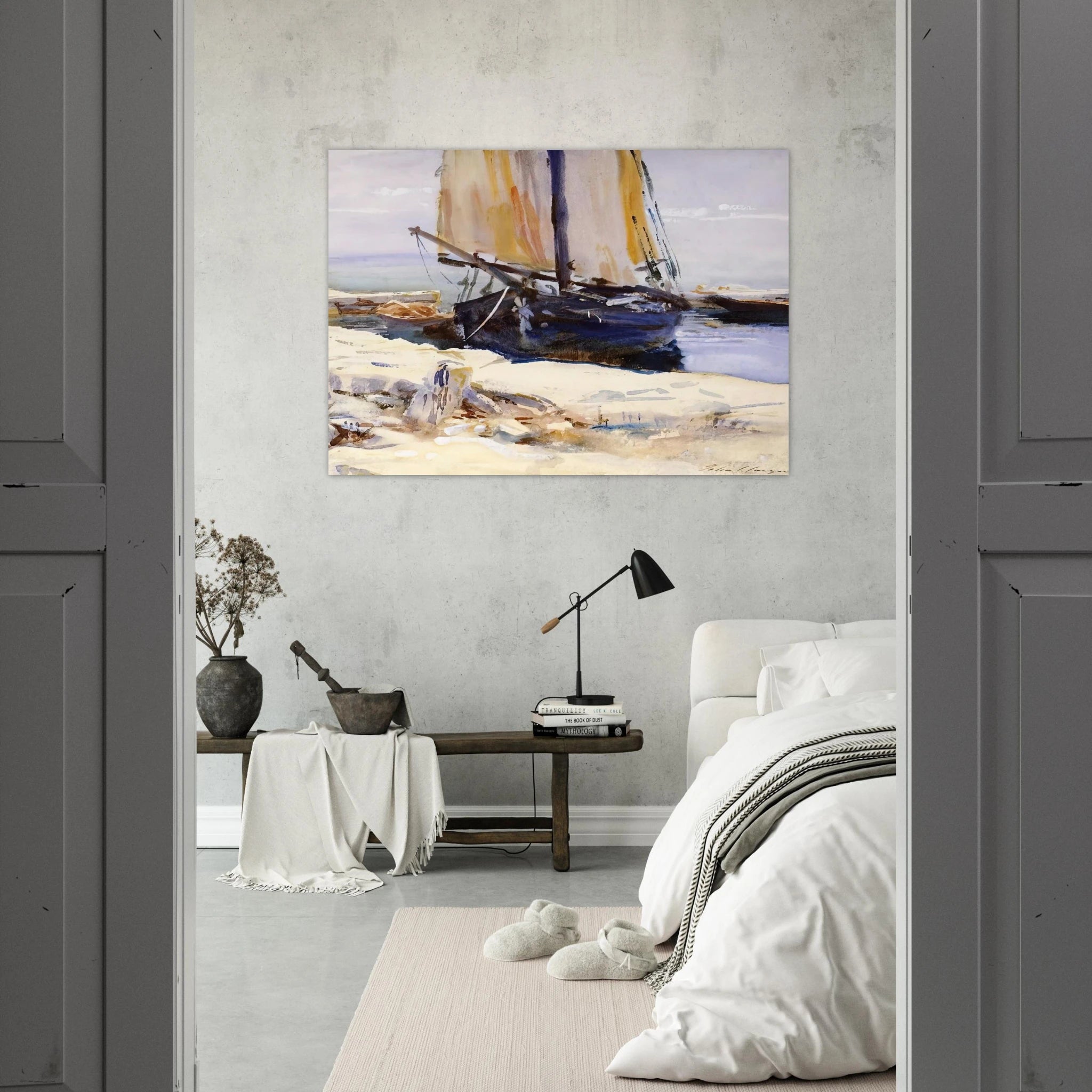 Above Lake Garda at San Vigilio - John Singer Sargent Art Print - A0 (84.1 x 118.9  cm) / 33.1 × 46.8 inches | John Singer Sargent Poster | John Singer Sargent Prints