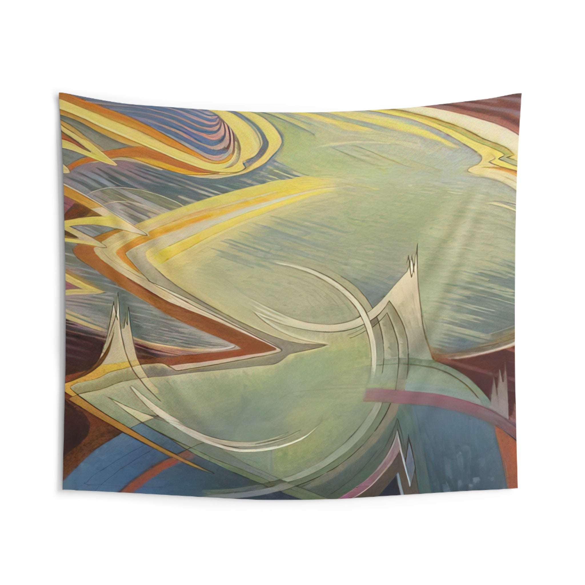 Untitled - 1951 By Lawren Harris Tapestry | Lawren Harris Large Tapestry Art