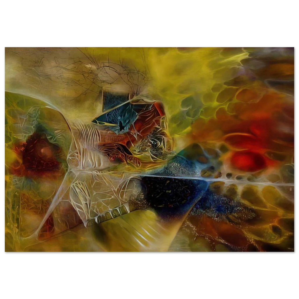 Biological Discovery - 1944 - Jimmy Ernst Art Print - A0 (84.1 x 118.9  cm) / 33.1 × 46.8 inches | Jimmy Ernst Poster | Jimmy Ernst Prints