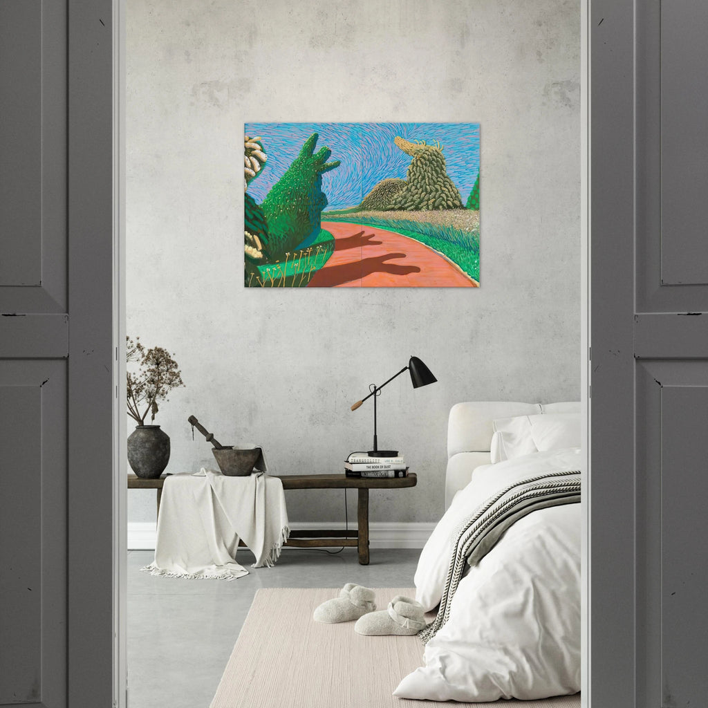 David Hockney - David Hockney Canvas - 70x100 cm / 28x40 inches | David Hockney Wrapped Canvas | David Hockney Wall Art