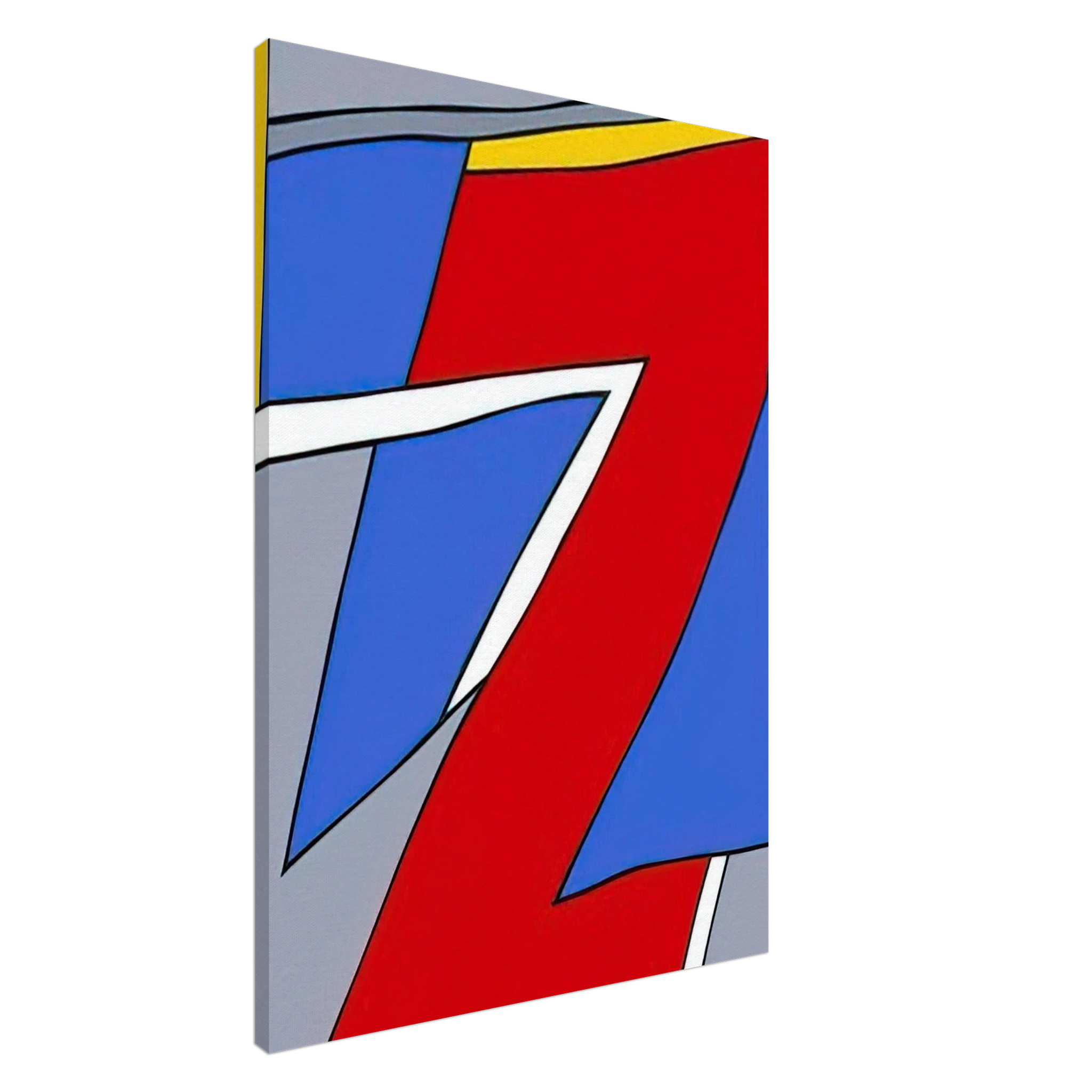 Ancient Image - 1984 - Nicholas Krushenick Canvas - 70x100 cm / 28x40 inches | Nicholas Krushenick Wrapped Canvas | Nicholas Krushenick Wall Art