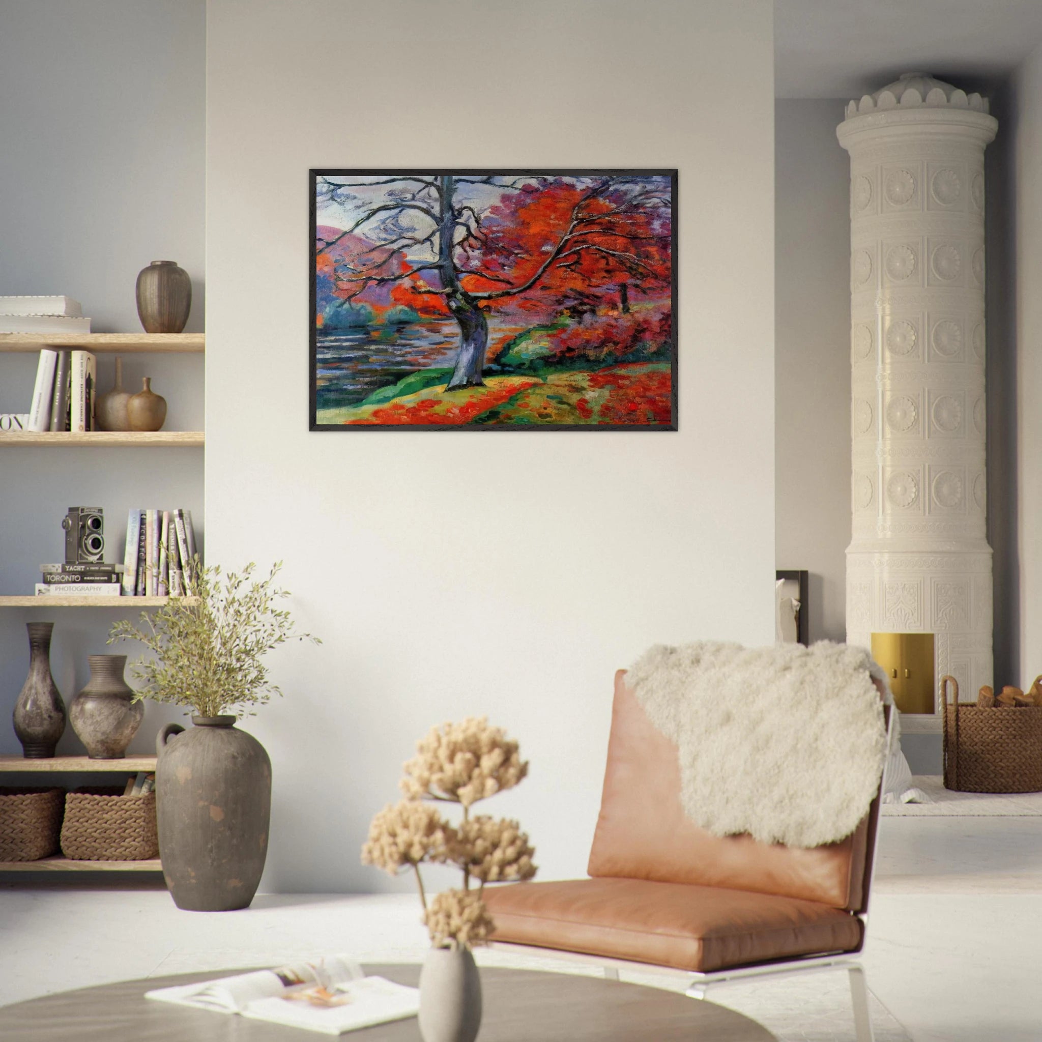 Echo Rock - 1905 - Armand Guillaumin Framed Art Print - 70x100 cm / 28x40 inches | Armand Guillaumin Framed Poster | Armand Guillaumin Framed prints