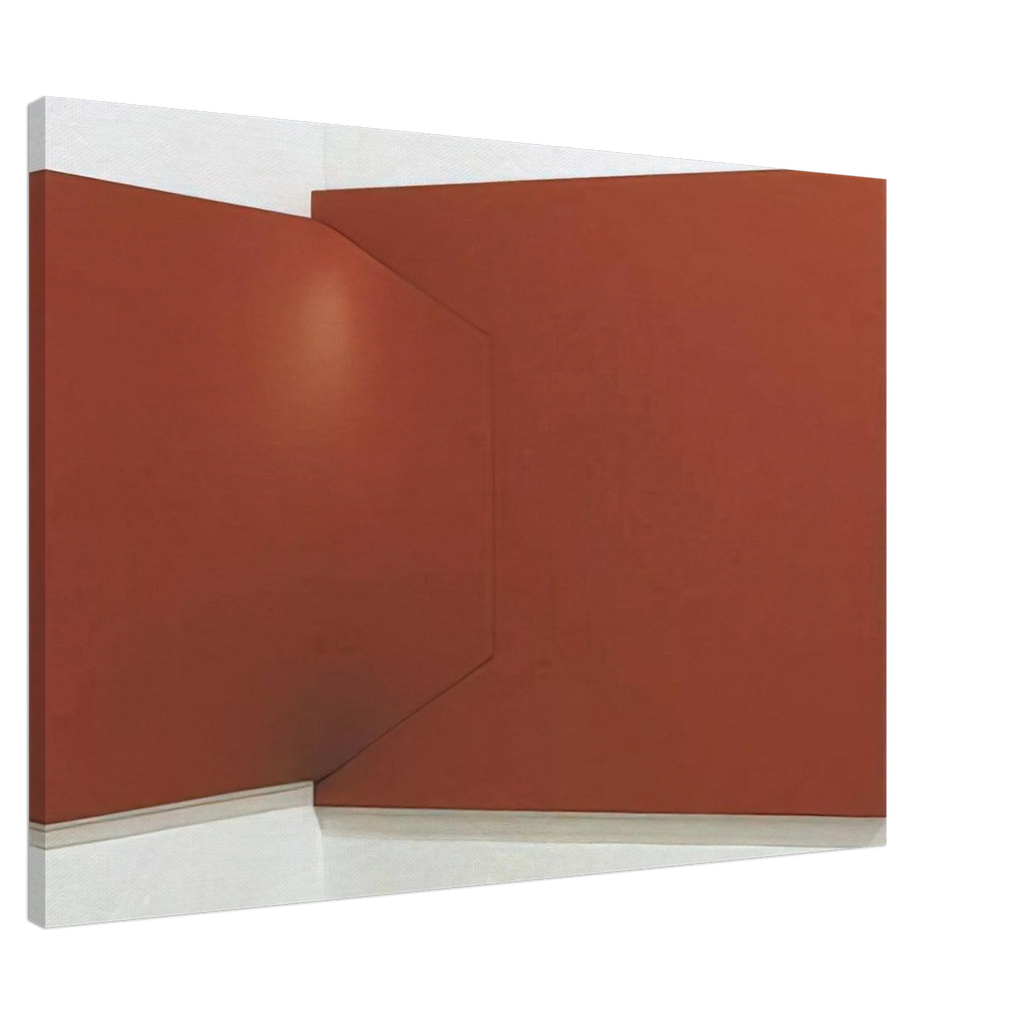 Dittico rosso - 1966 - Enrico Castellani Canvas - 70x100 cm / 28x40 inches | Enrico Castellani Wrapped Canvas | Enrico Castellani Wall Art