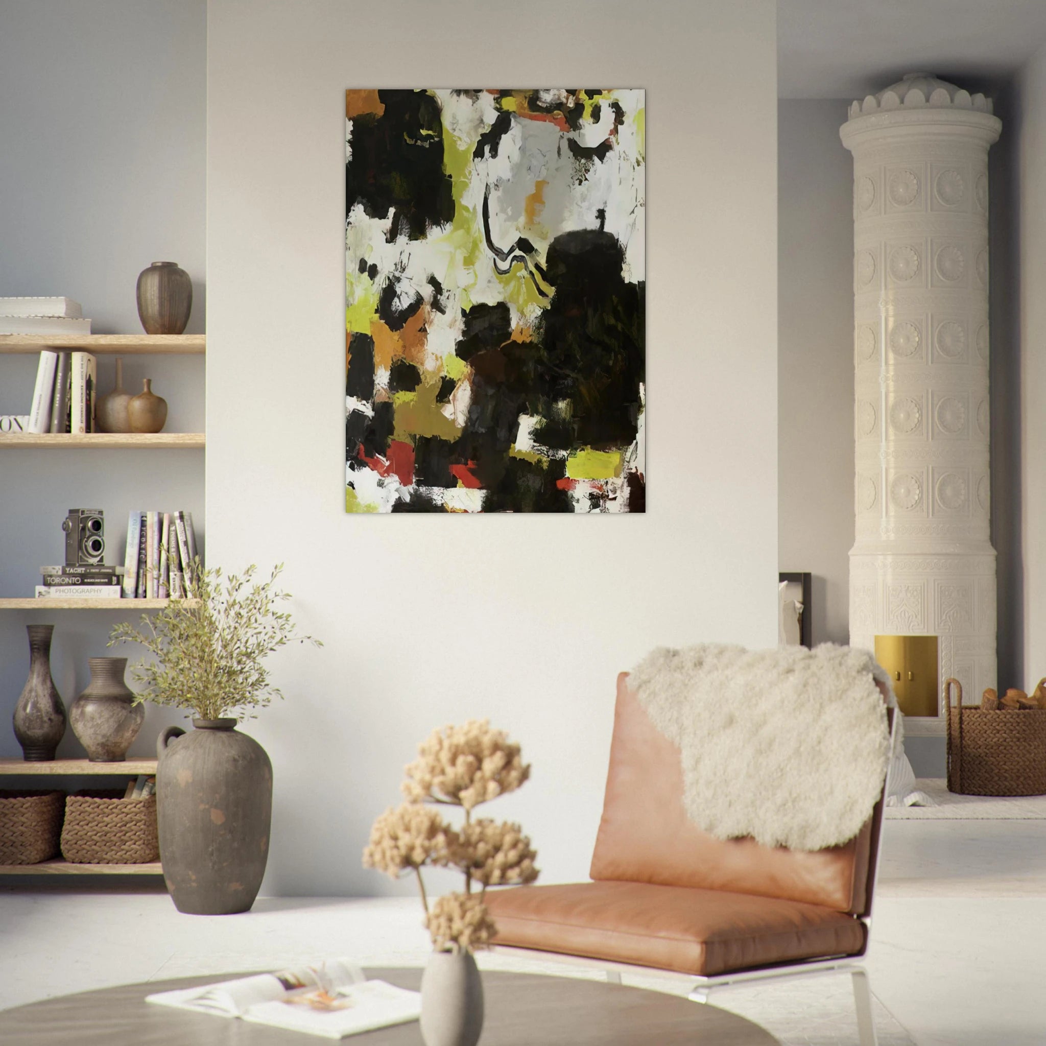 1 January 1949 - 1949 - Frank Lobdell Art Print - A0 (84.1 x 118.9  cm) / 33.1 × 46.8 inches | Frank Lobdell Poster | Frank Lobdell Prints