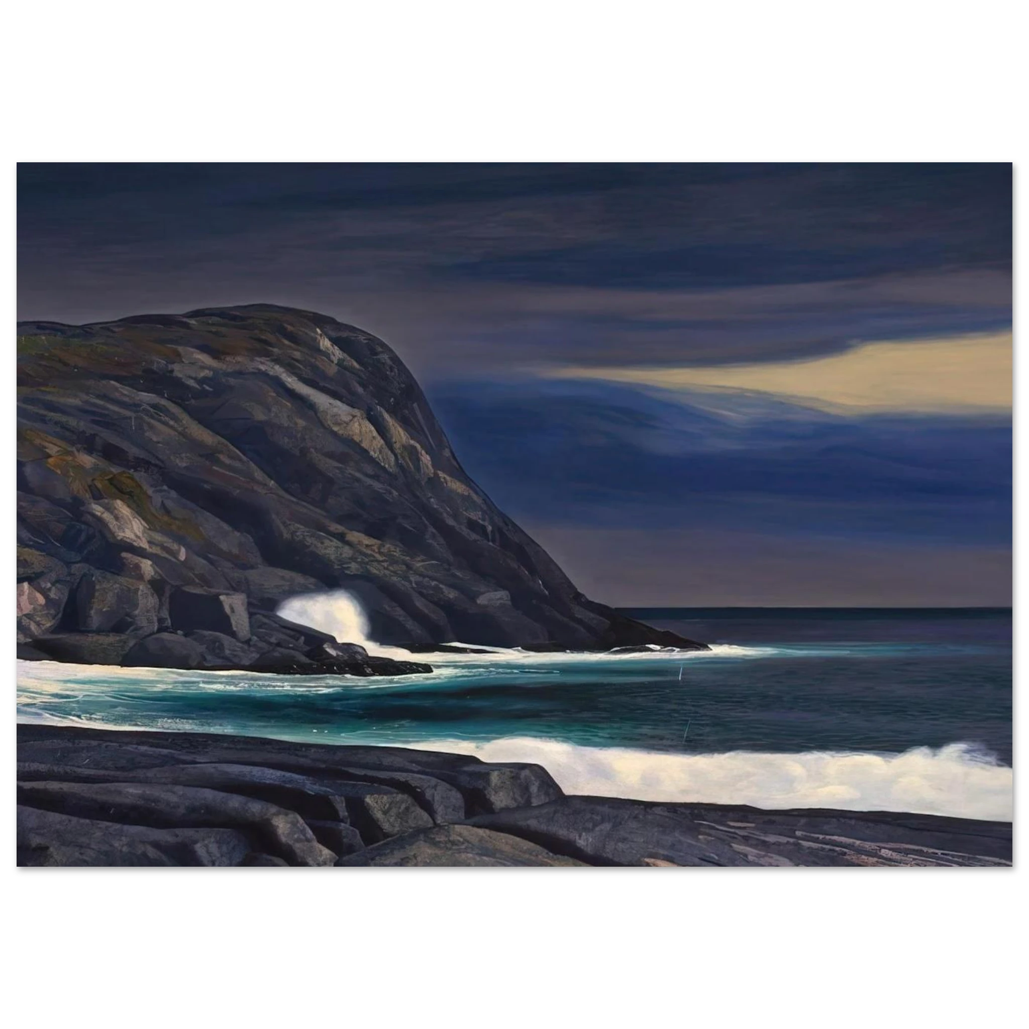 Brewing Storm, Monhegan - Rockwell Kent Art Print - A0 (84.1 x 118.9  cm) / 33.1 × 46.8 inches | Rockwell Kent Poster | Rockwell Kent Prints