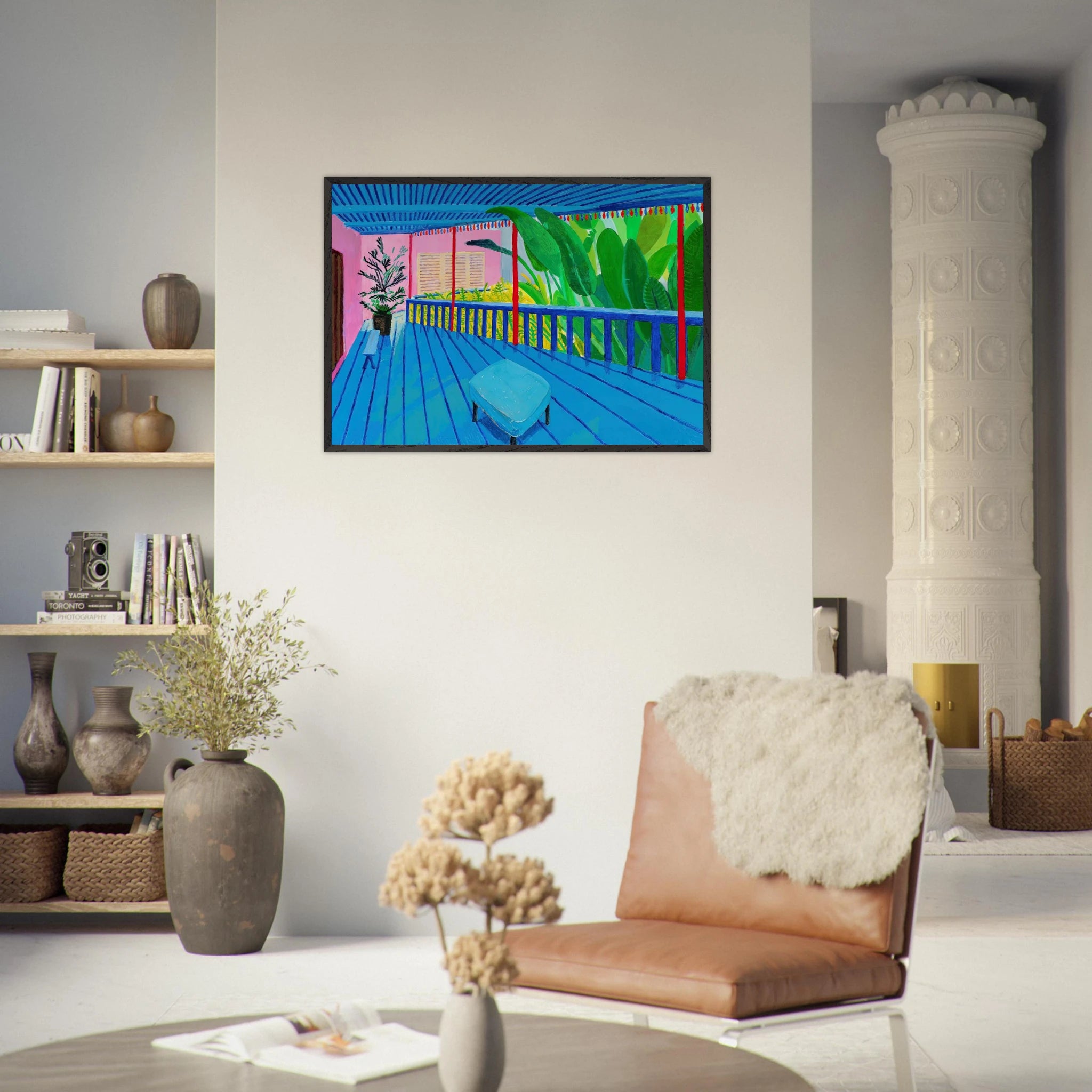 David Hockney - David Hockney Framed Art Print - 70x100 cm / 28x40 inches | David Hockney Framed Poster | David Hockney Framed prints