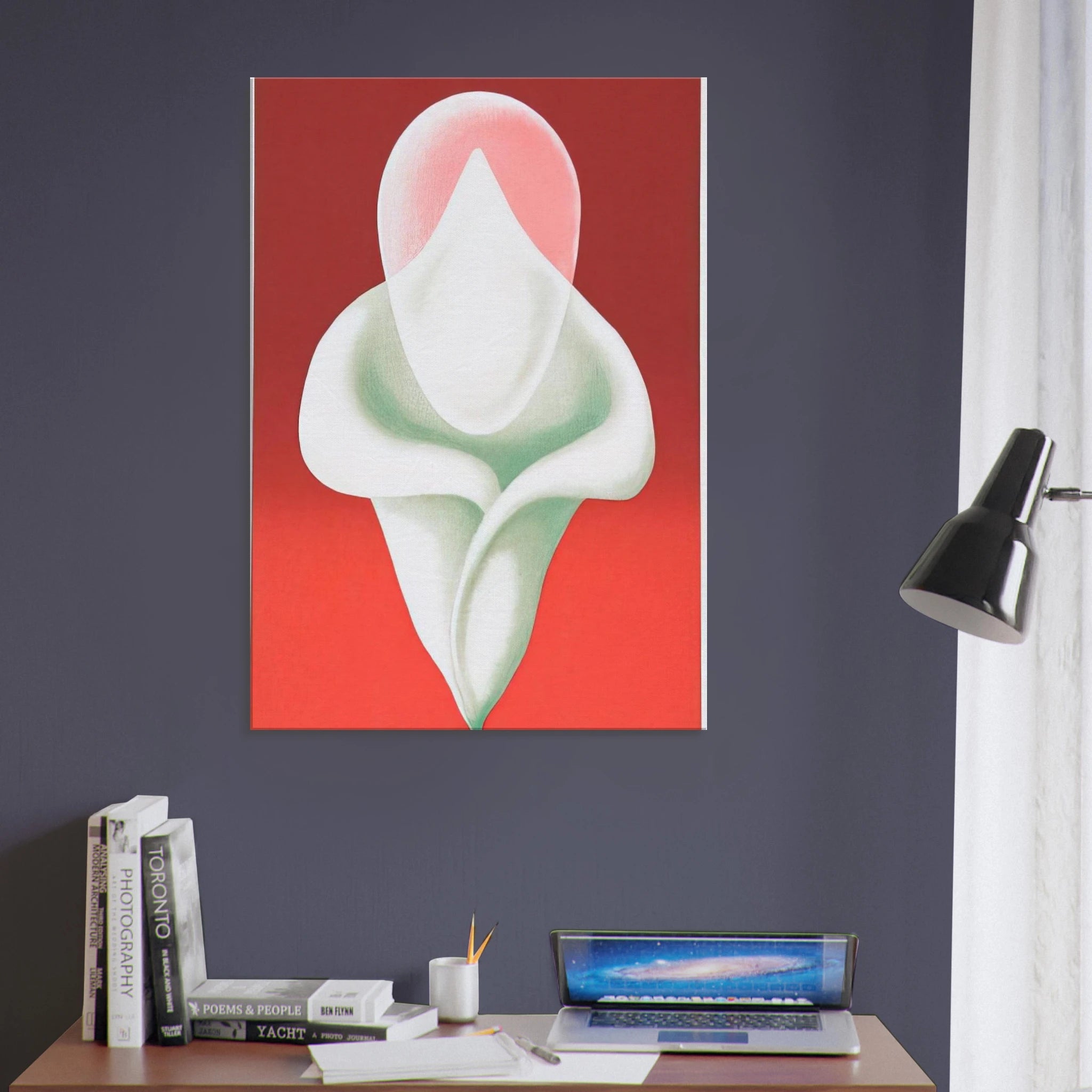 Abstract Tulip - 1979 - Clarence Holbrook Carter Canvas - 70x100 cm / 28x40 inches | Clarence Holbrook Carter Wrapped Canvas | Clarence Holbrook Carter Wall Art