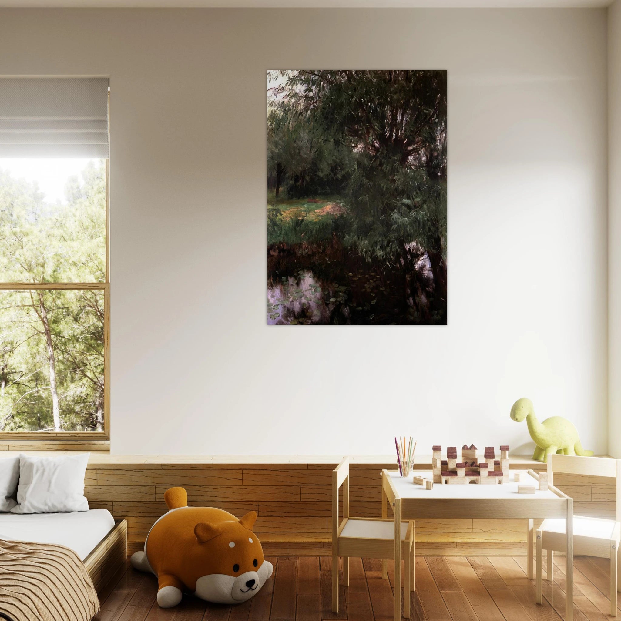 A Backwater at Wargrave - John Singer Sargent Art Print - A0 (84.1 x 118.9  cm) / 33.1 × 46.8 inches | John Singer Sargent Poster | John Singer Sargent Prints