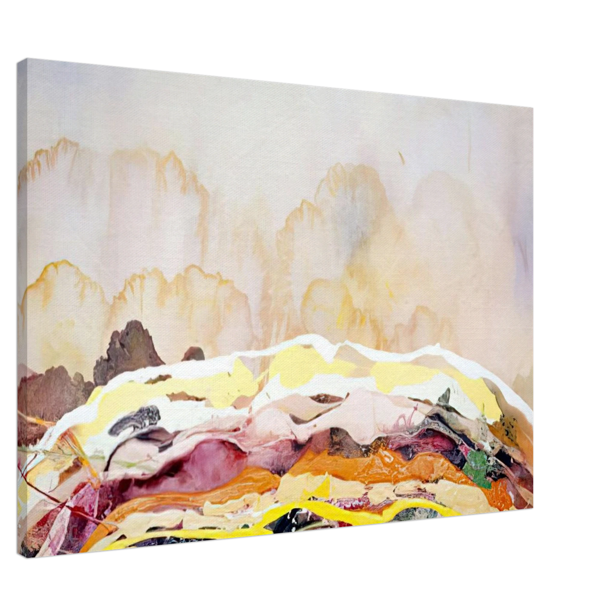 Danish Opera - 1969 - Ronnie Landfield Canvas - 70x100 cm / 28x40 inches | Ronnie Landfield Wrapped Canvas | Ronnie Landfield Wall Art