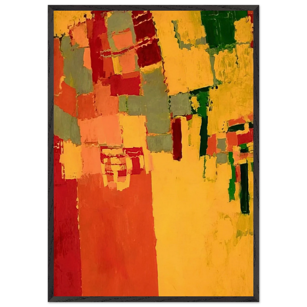 27 October 1949 - 1949 - Frank Lobdell Framed Art Print - 70x100 cm / 28x40 inches | Frank Lobdell Framed Poster | Frank Lobdell Framed prints