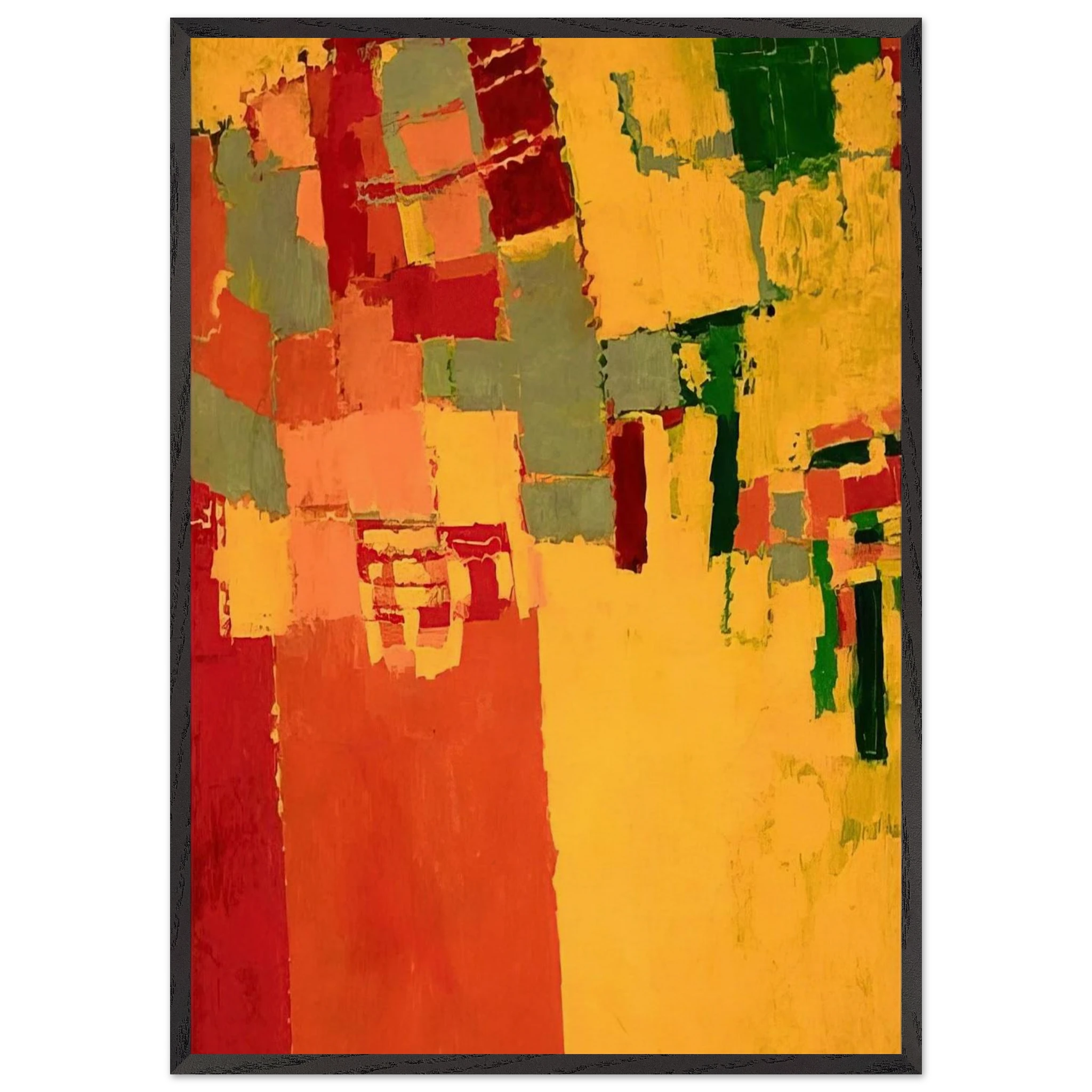 27 October 1949 - 1949 - Frank Lobdell Framed Art Print - 70x100 cm / 28x40 inches | Frank Lobdell Framed Poster | Frank Lobdell Framed prints