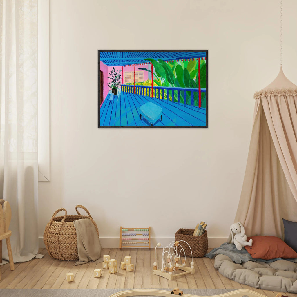 David Hockney - David Hockney Framed Art Print - 70x100 cm / 28x40 inches | David Hockney Framed Poster | David Hockney Framed prints