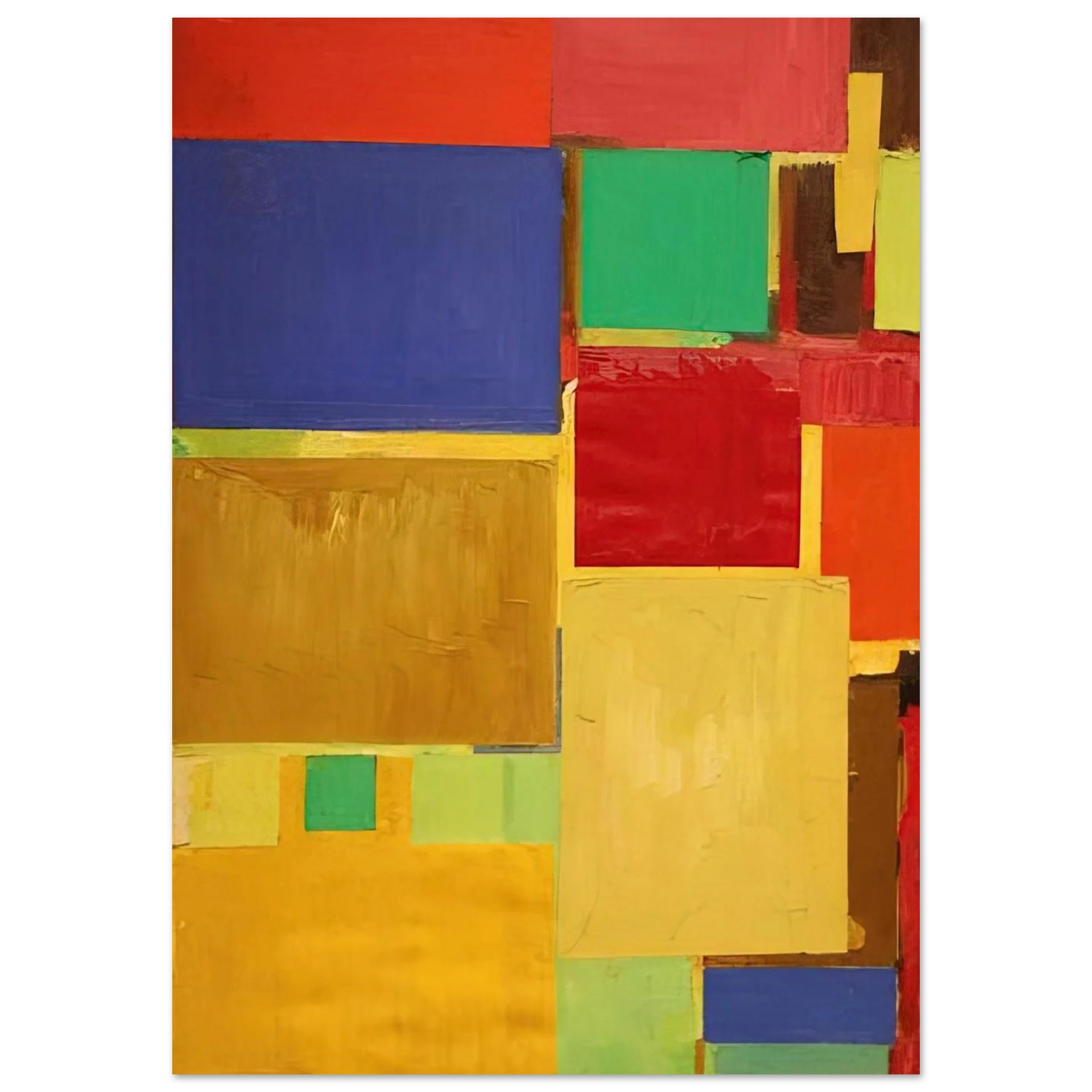 Cathedral - Hans Hofmann Art Print - A0 (84.1 x 118.9  cm) / 33.1 × 46.8 inches | Hans Hofmann Poster | Hans Hofmann Prints