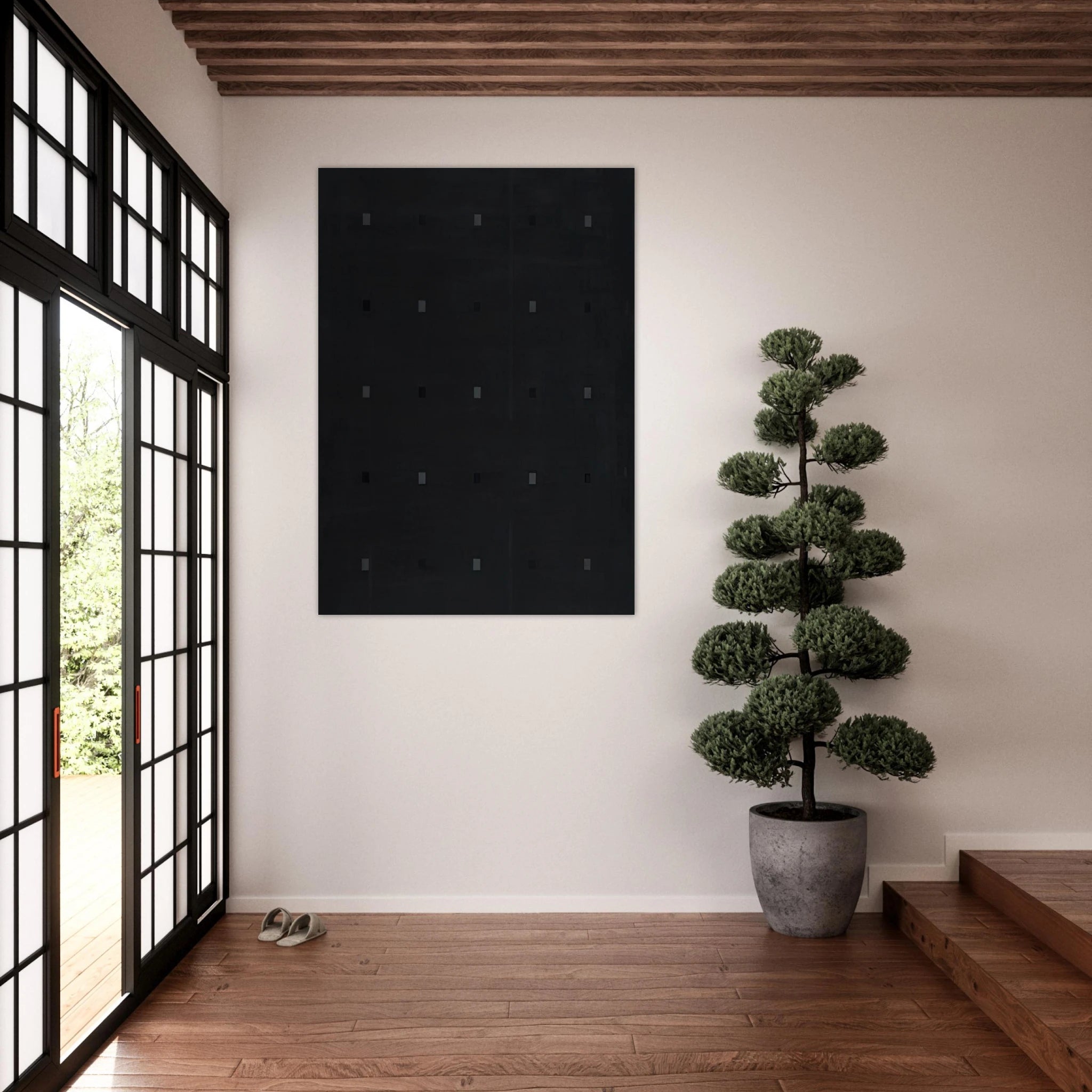 Costellazione - 1970 - Antonio Calderara Art Print - A0 (84.1 x 118.9  cm) / 33.1 × 46.8 inches | Antonio Calderara Poster | Antonio Calderara Prints