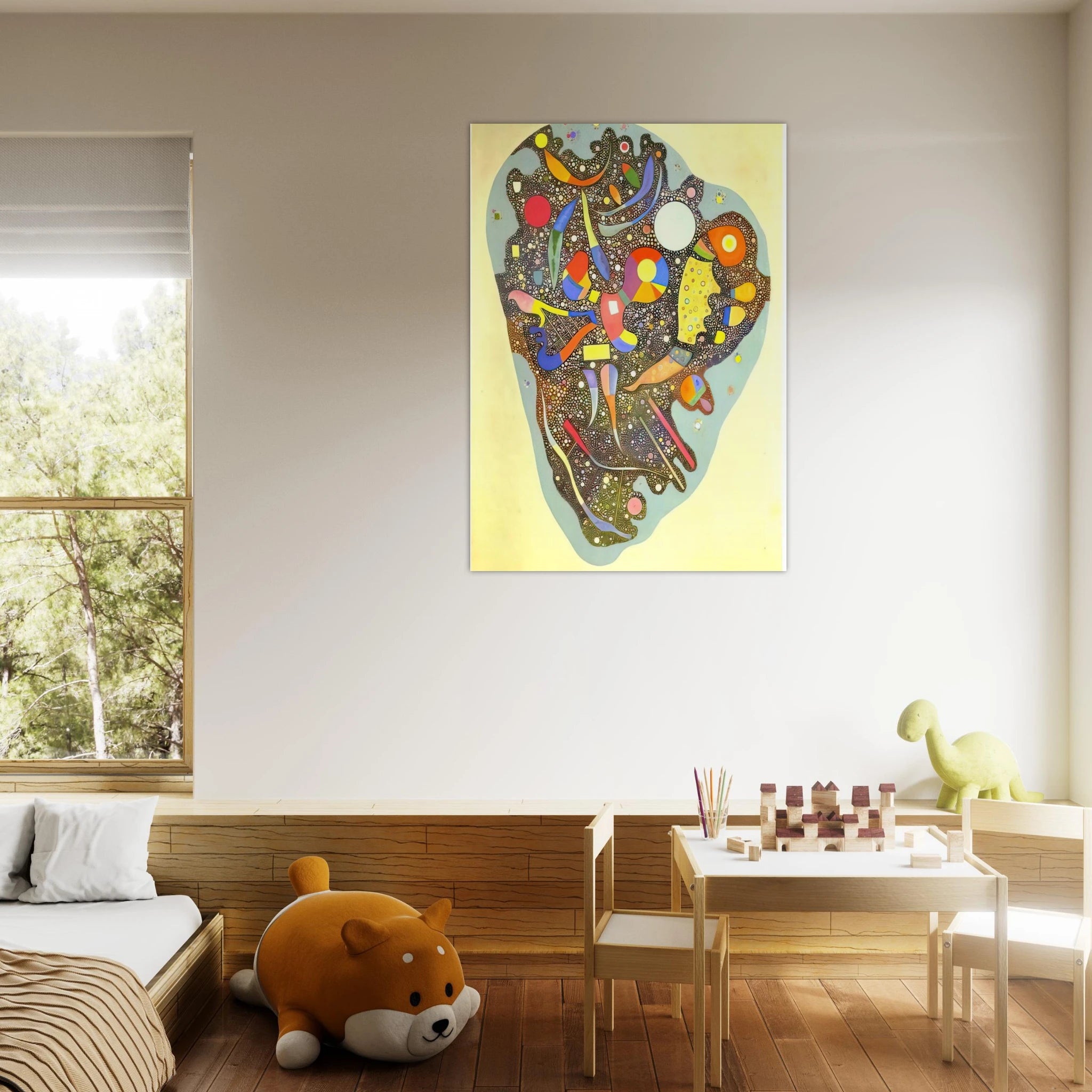 COLOURFUL ENSEMBLE 1938 - Wassily Kandinsky Art Print - A0 (84.1 x 118.9  cm) / 33.1 × 46.8 inches | Wassily Kandinsky Poster | Wassily Kandinsky Prints